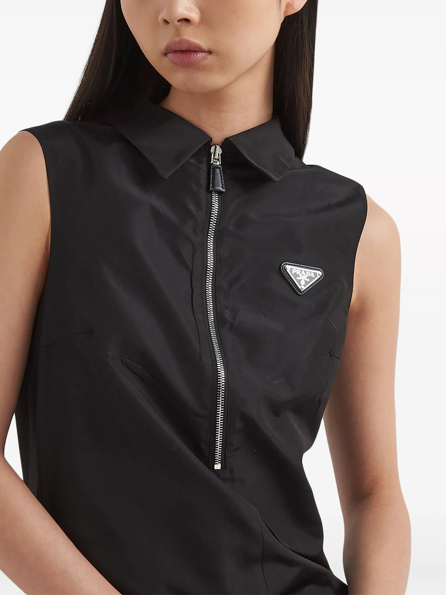 half-zip midi dress