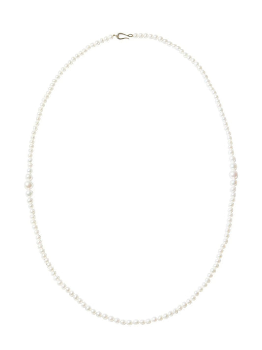 14kt yellow gold freshwater pearl necklace