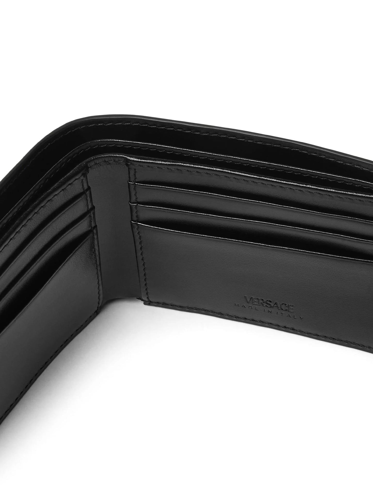 Barocco-embossed wallet