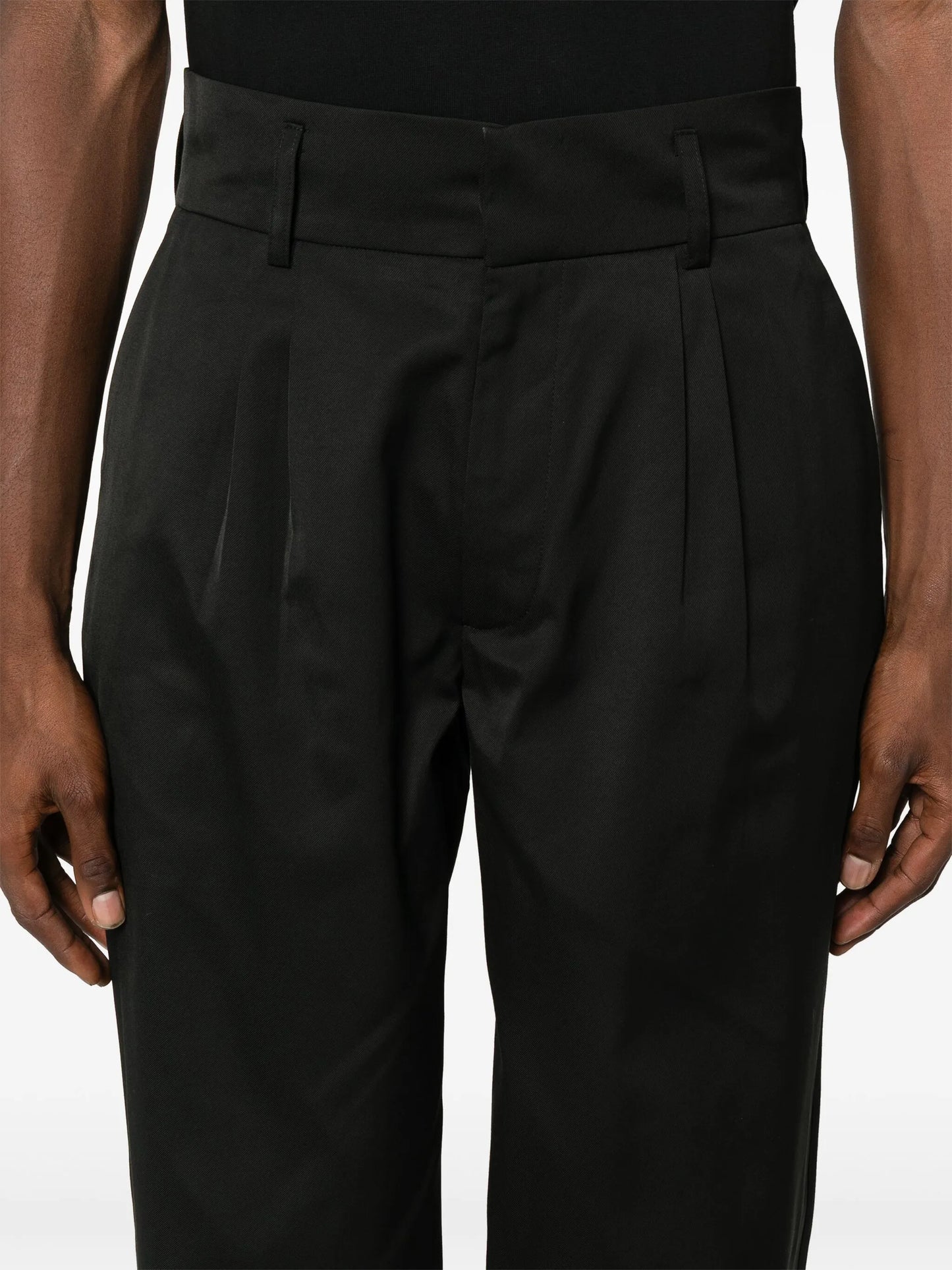 tapered tailored trousers