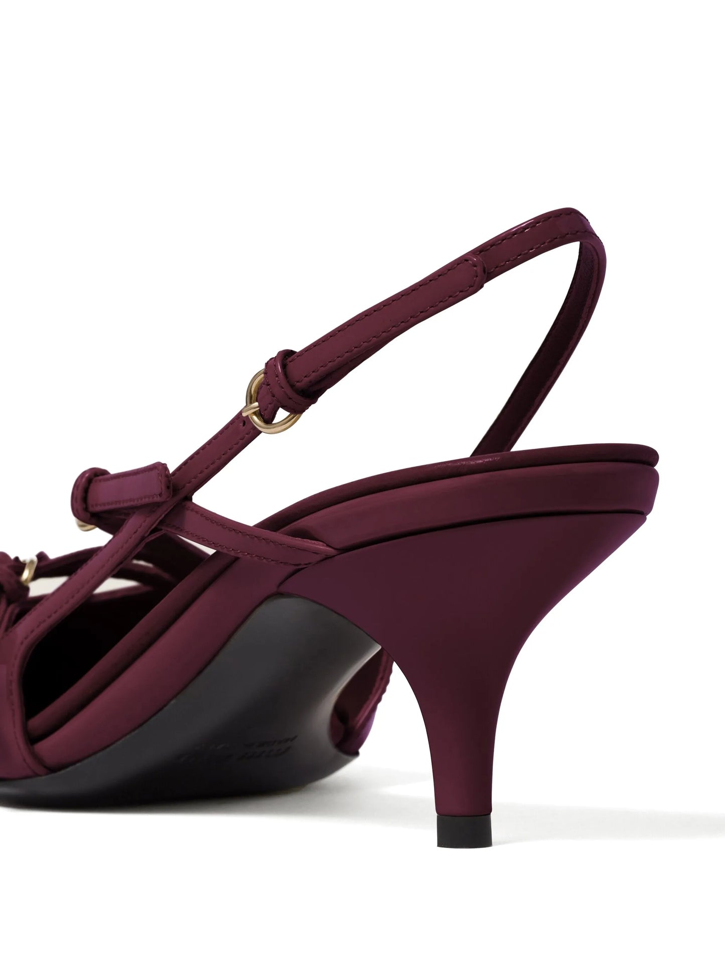 patent leather slingbacks with buckles