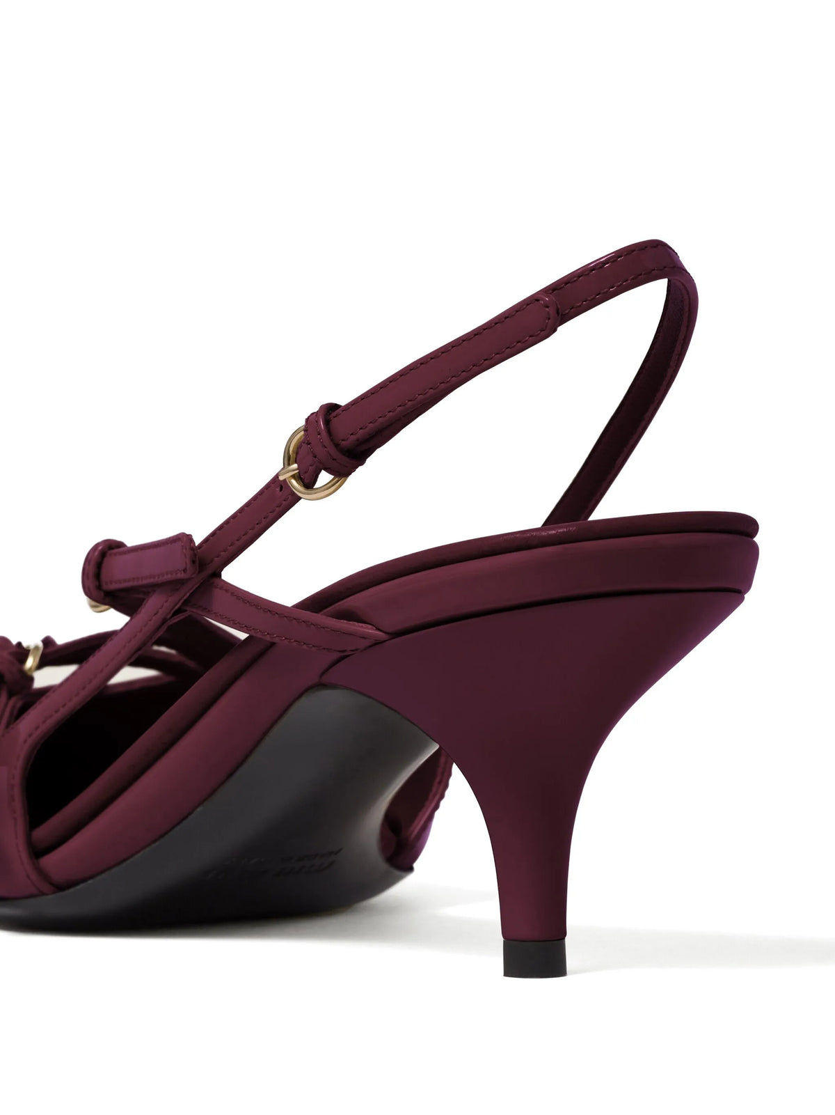 patent leather slingbacks with buckles