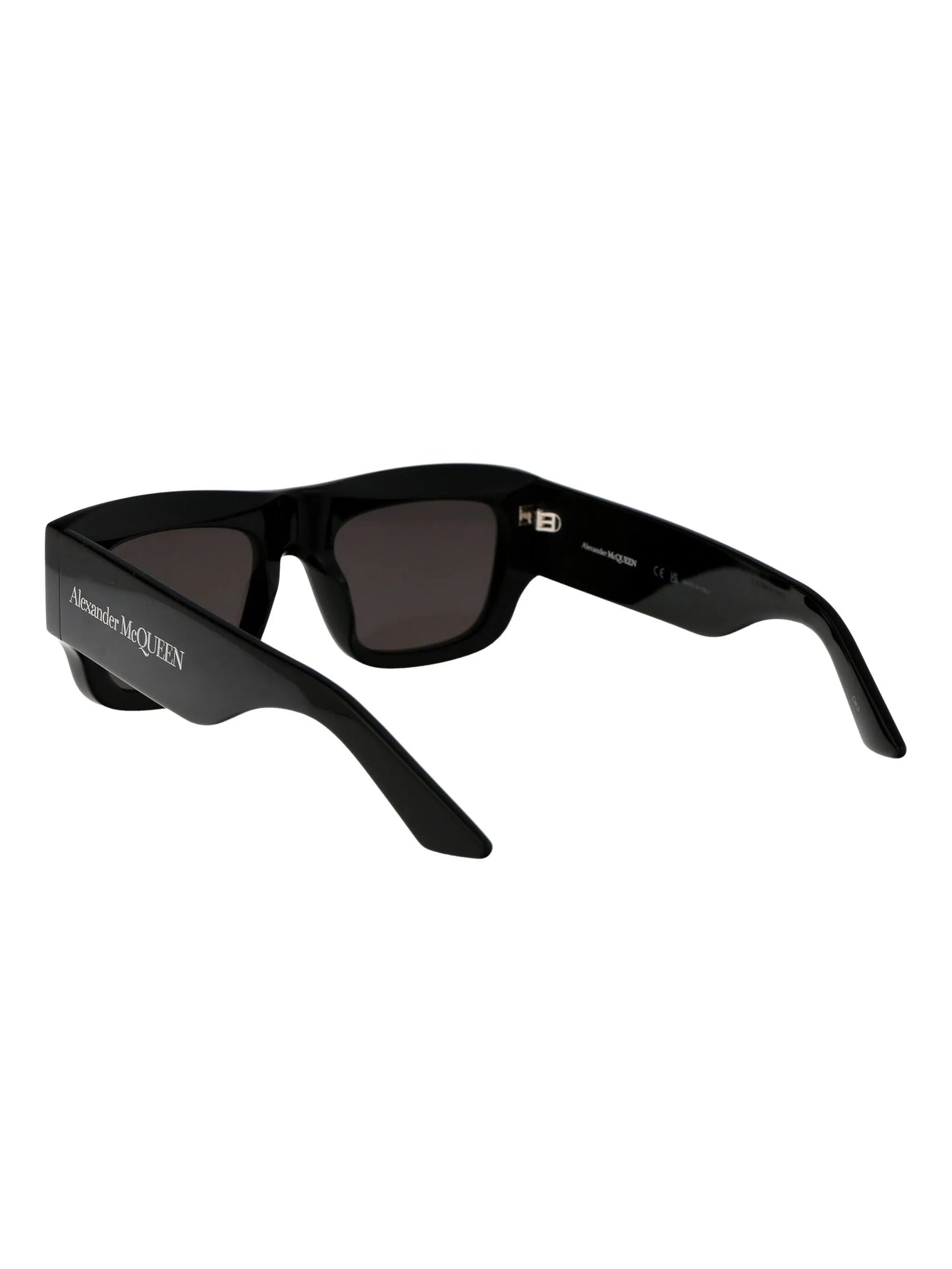 logo-print square-frame sunglasses