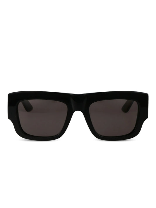 logo-print square-frame sunglasses
