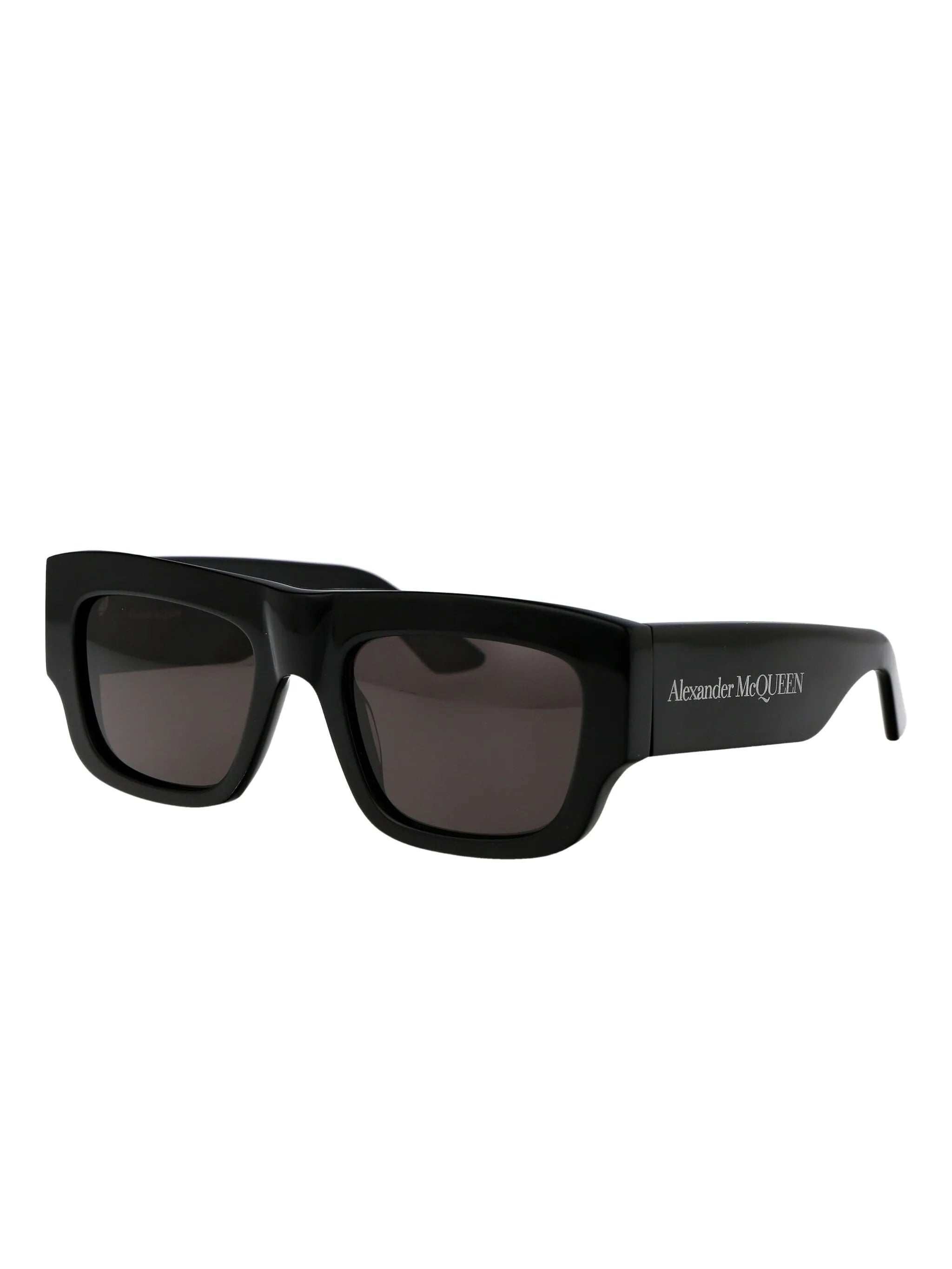 logo-print square-frame sunglasses