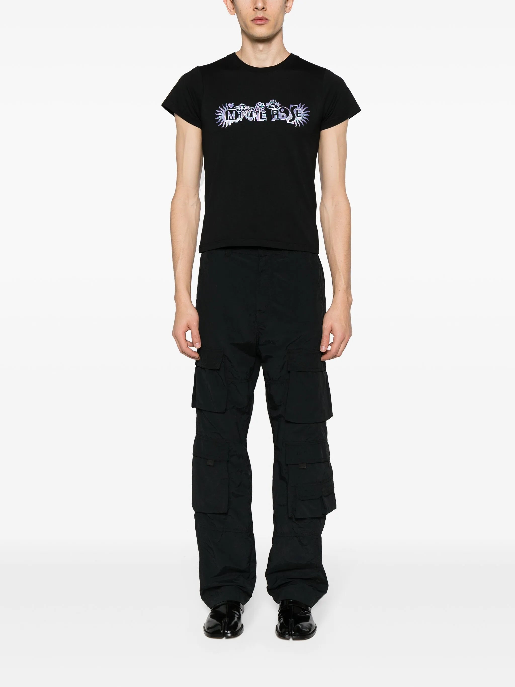 logo-print cotton T-shirt