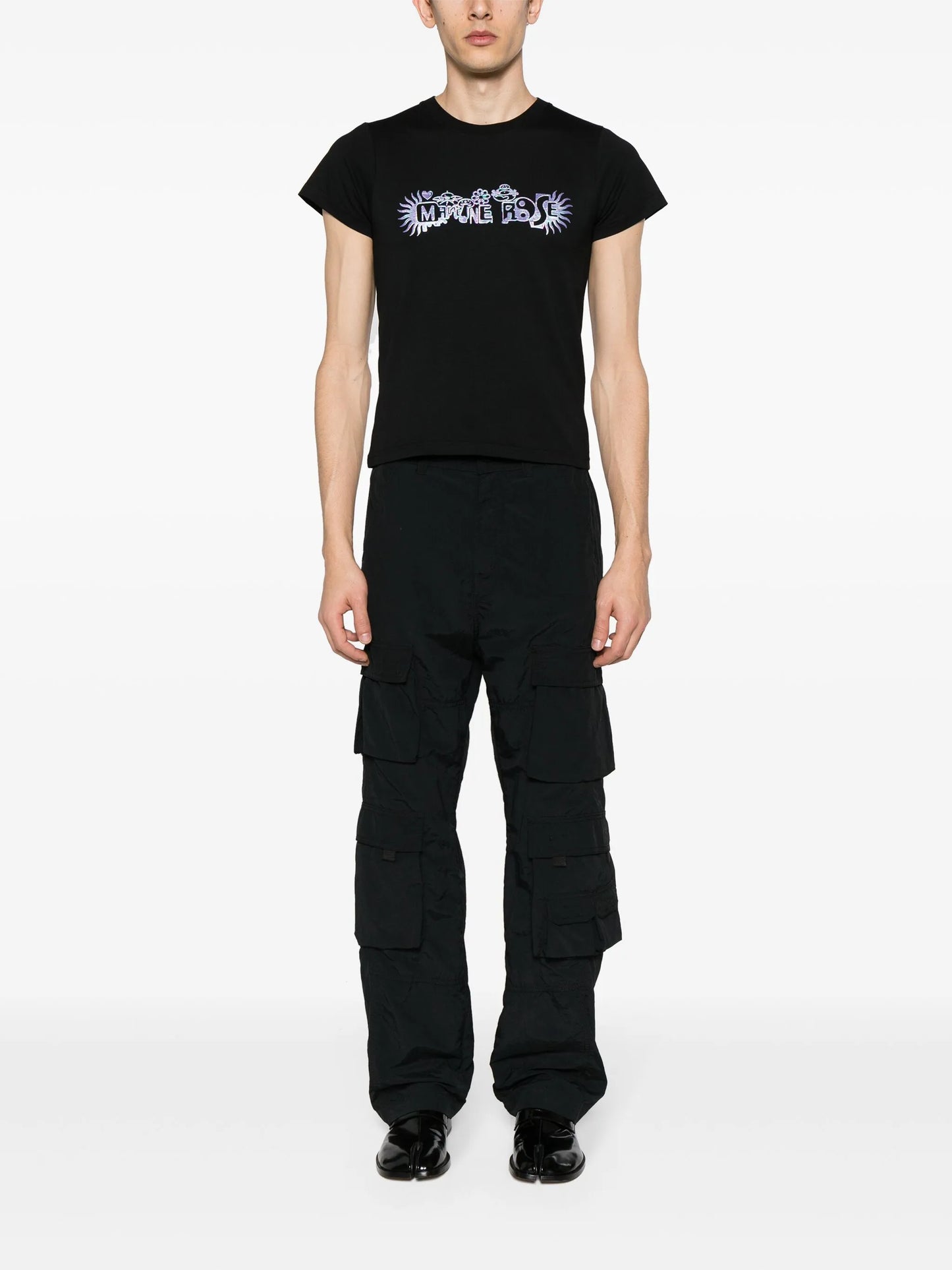 logo-print cotton T-shirt