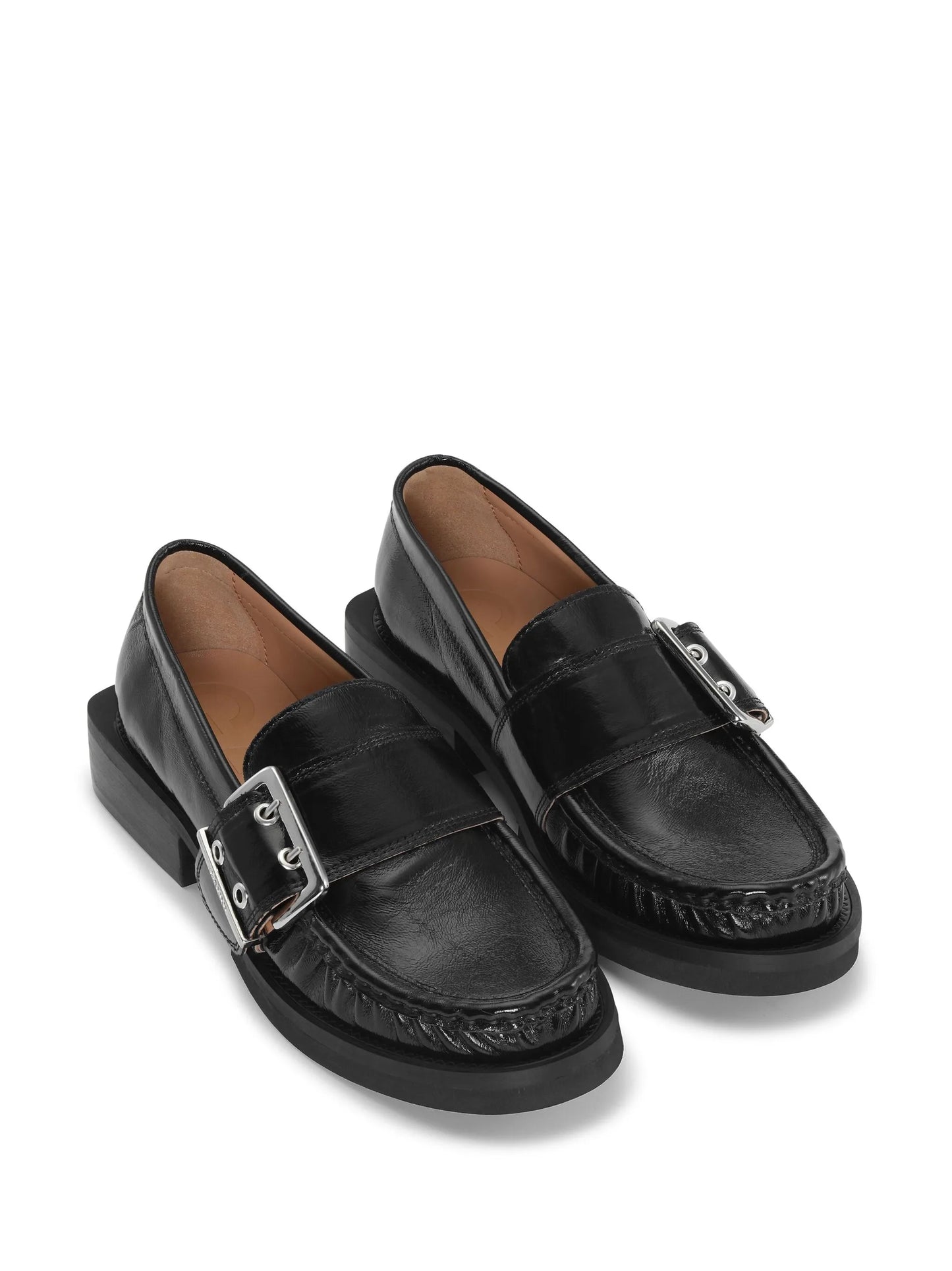 buckle-fastening loafers