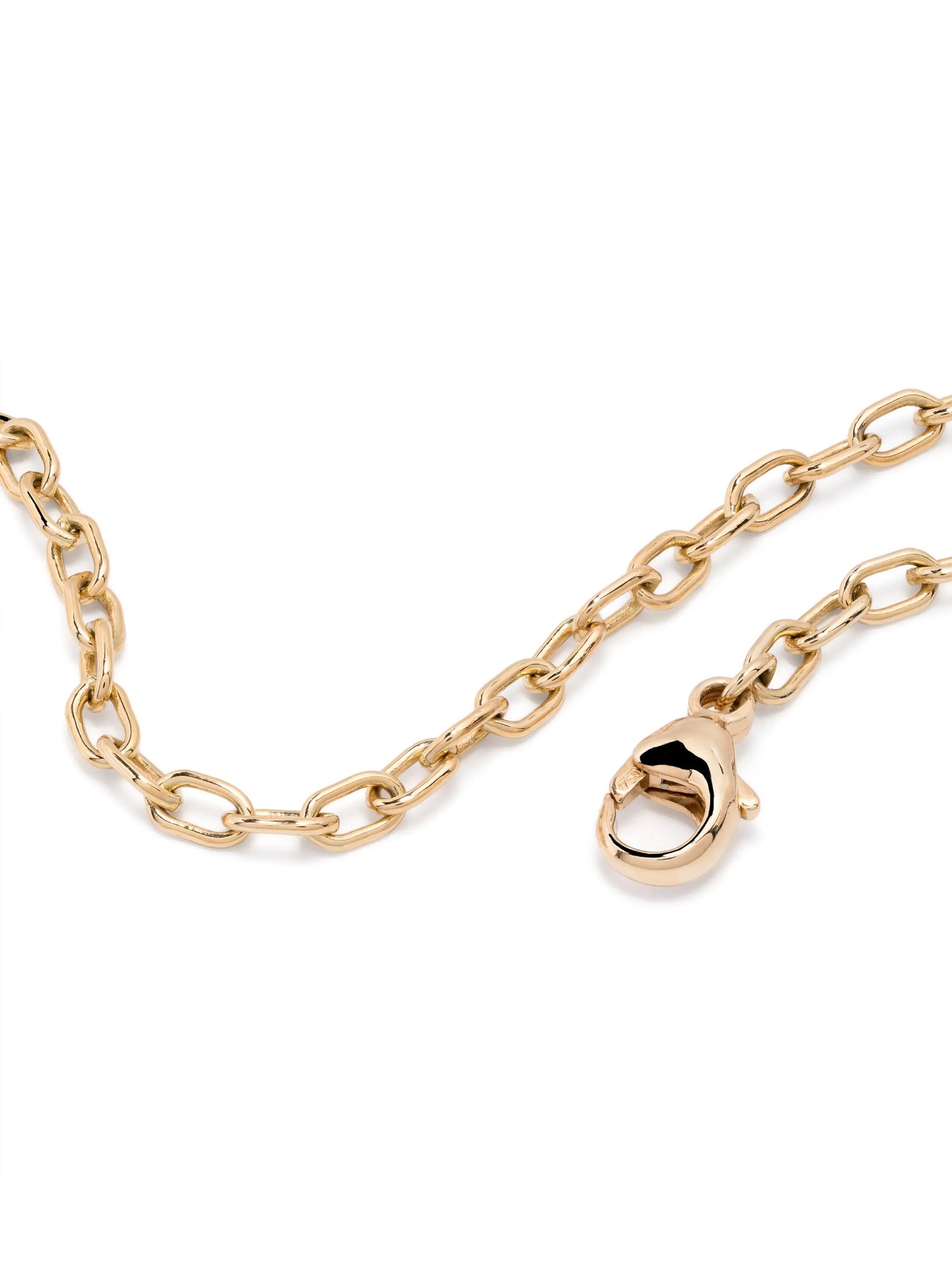 18kt yellow gold Cleopatra's Eye diamond pendant necklace