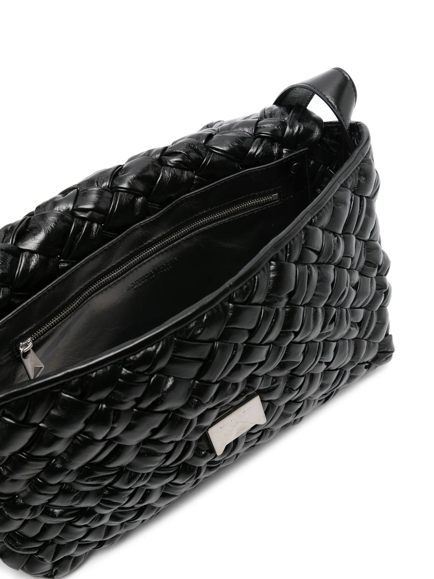 Rumple leather messenger bag