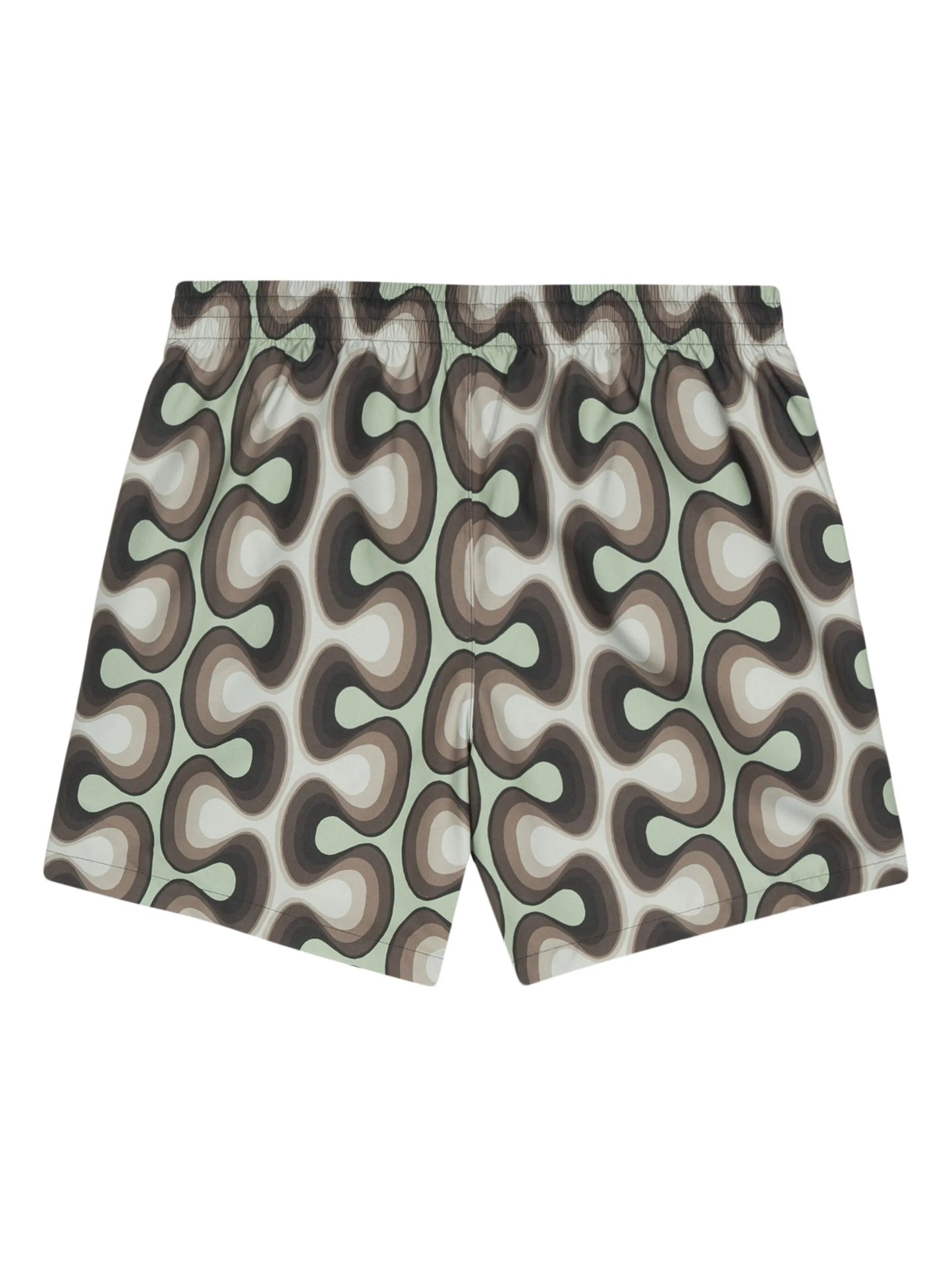 abstract-print swim shorts