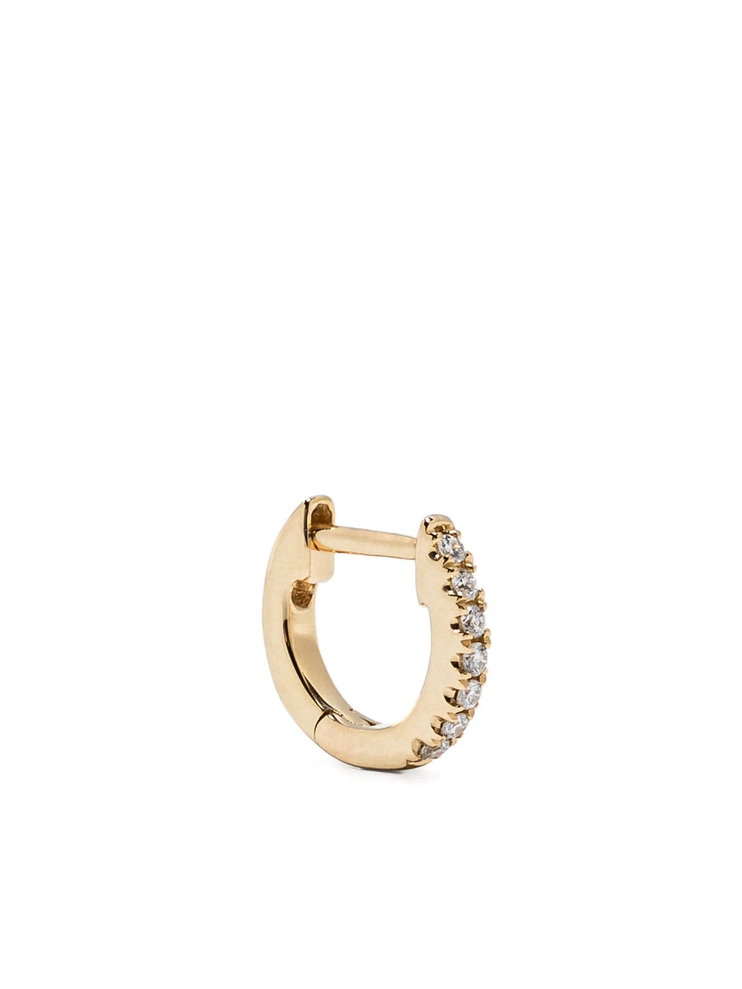 14kt yellow gold Teeny Weeny diamonds single earring
