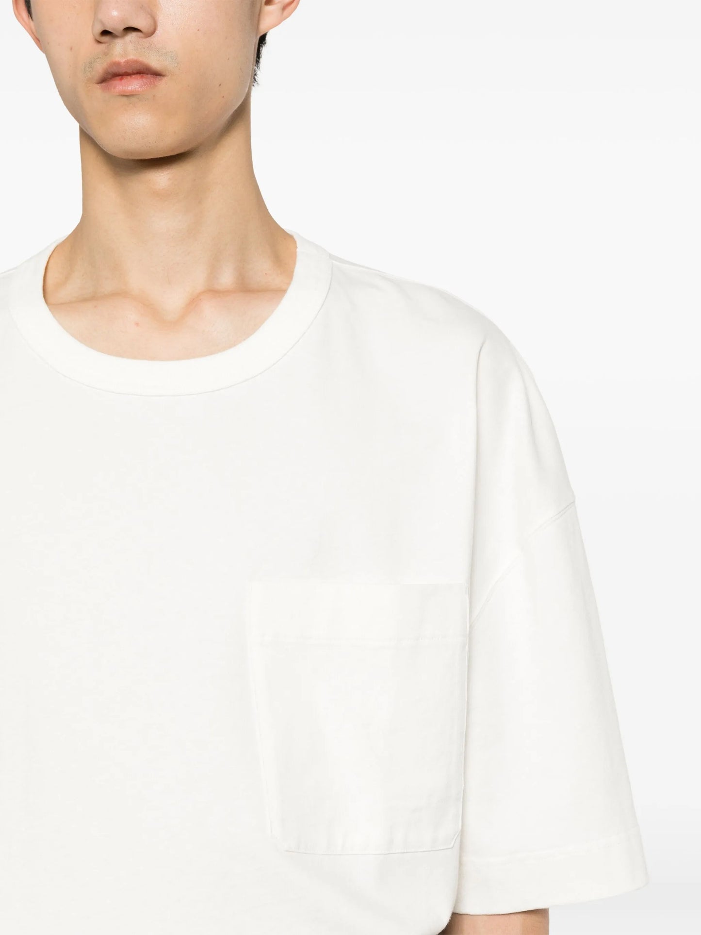 chest-pocket jersey T-shirt