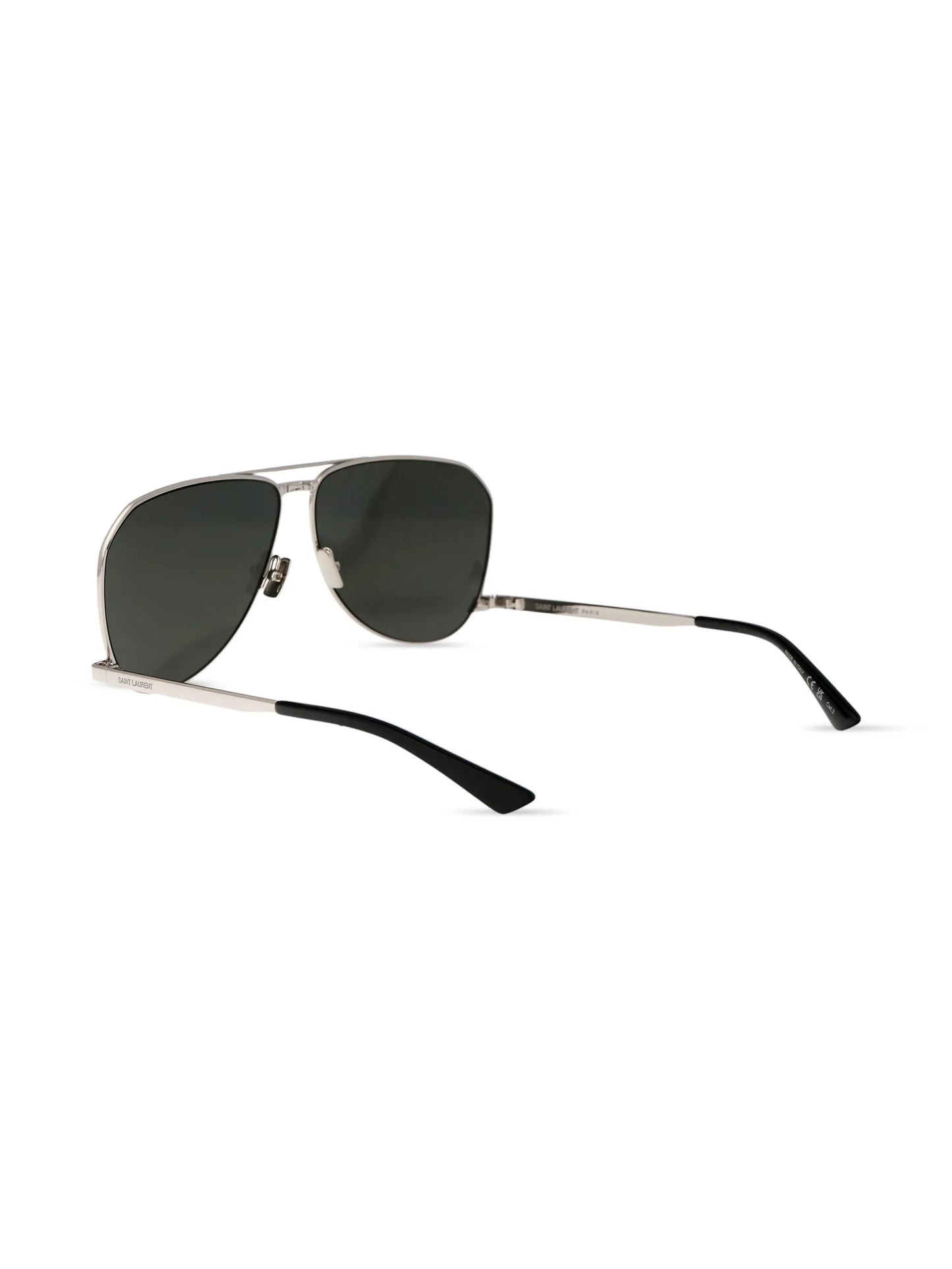 logo-engraved pilot-frame sunglasses
