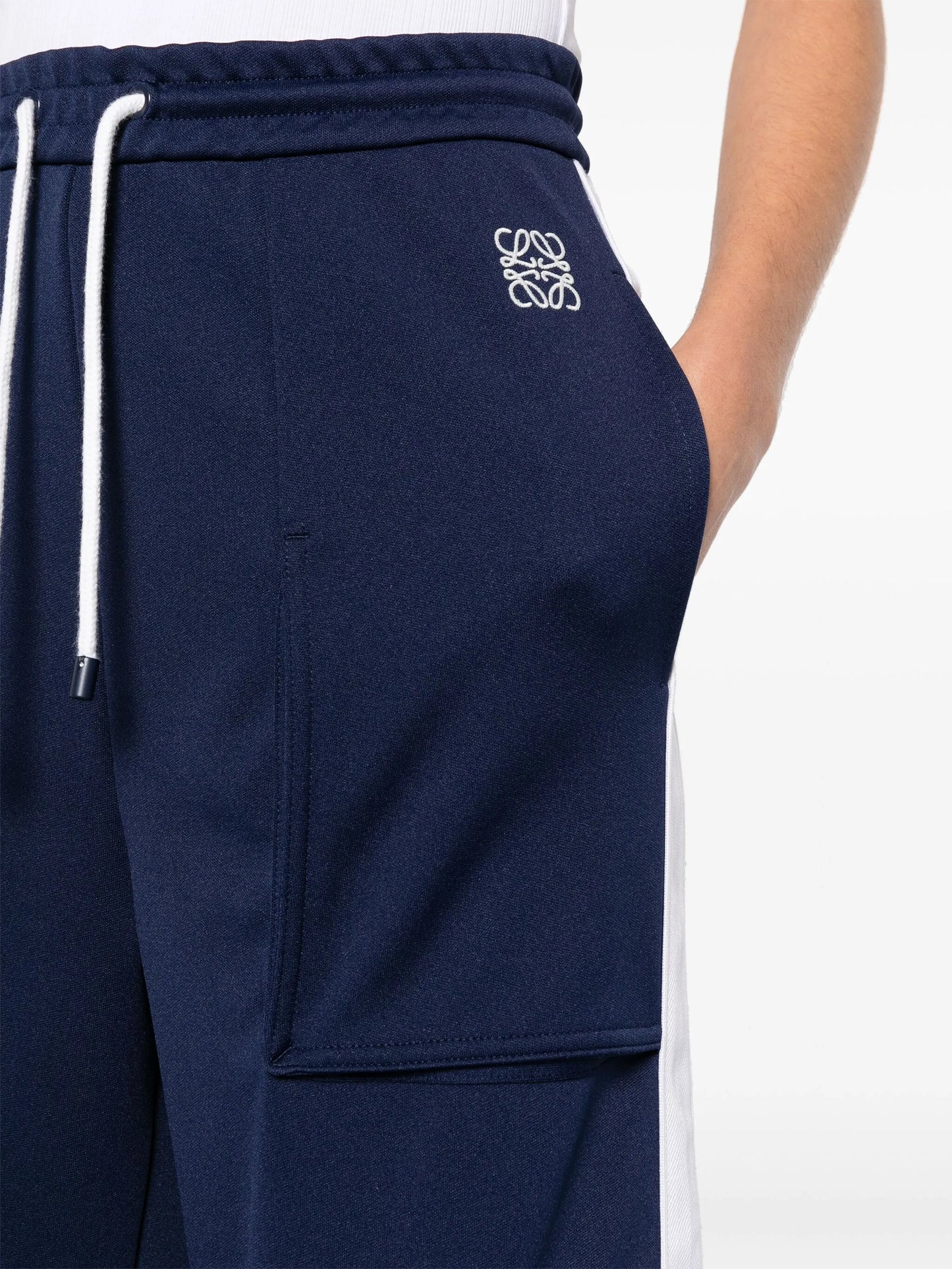 straight-leg cargo track pants