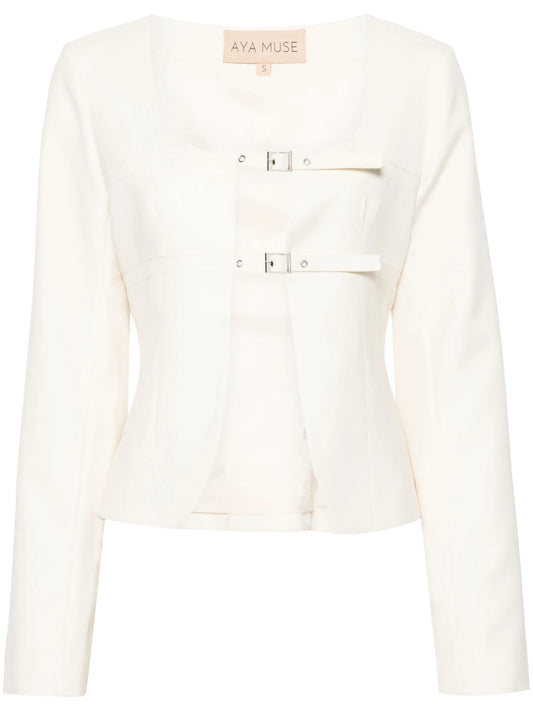 Apure buckle-fastening jacket