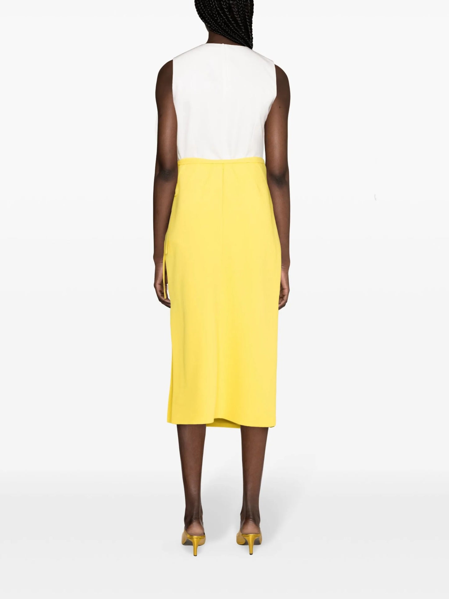Reve midi column skirt