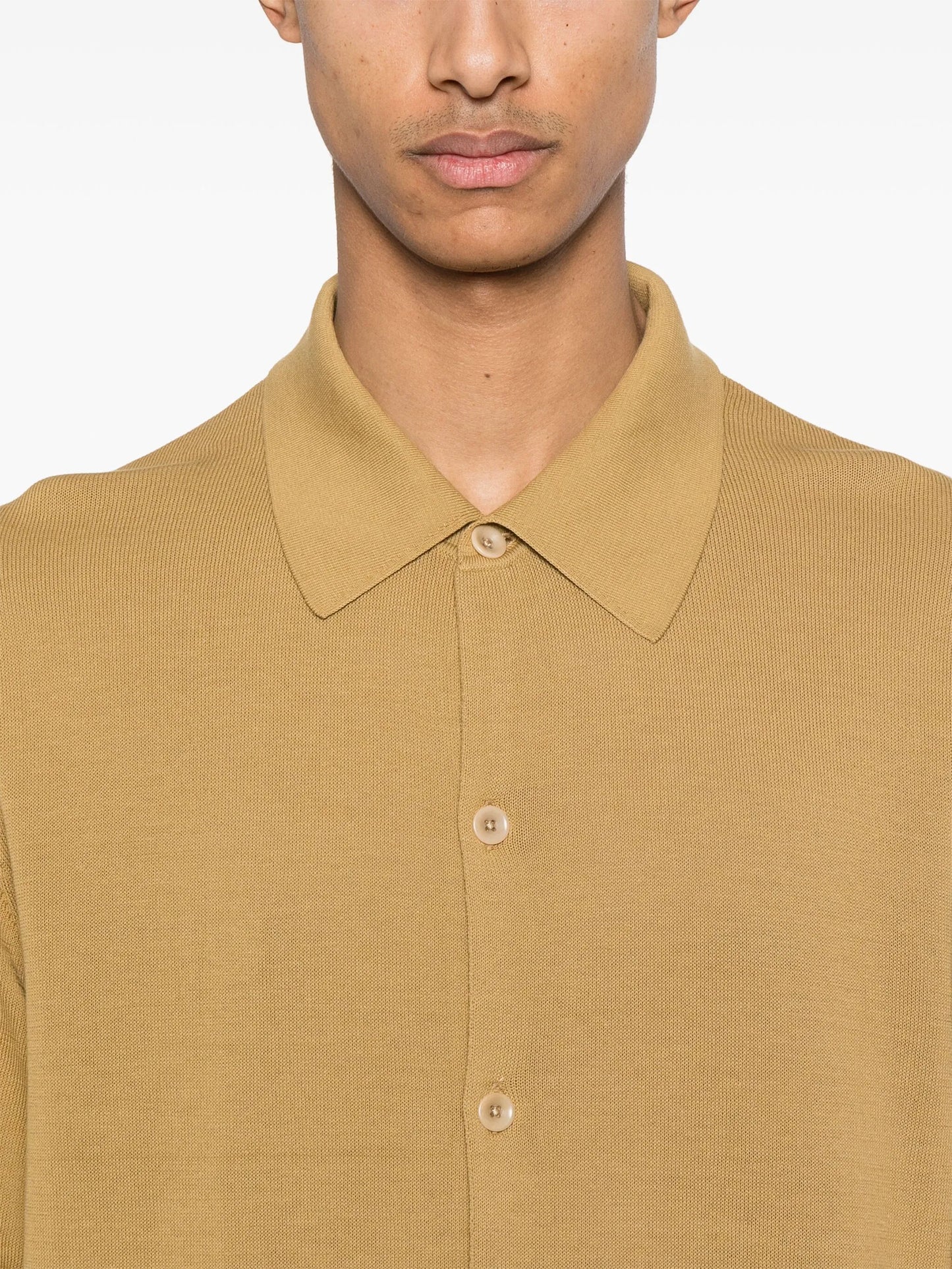 fine-knit cotton shirt