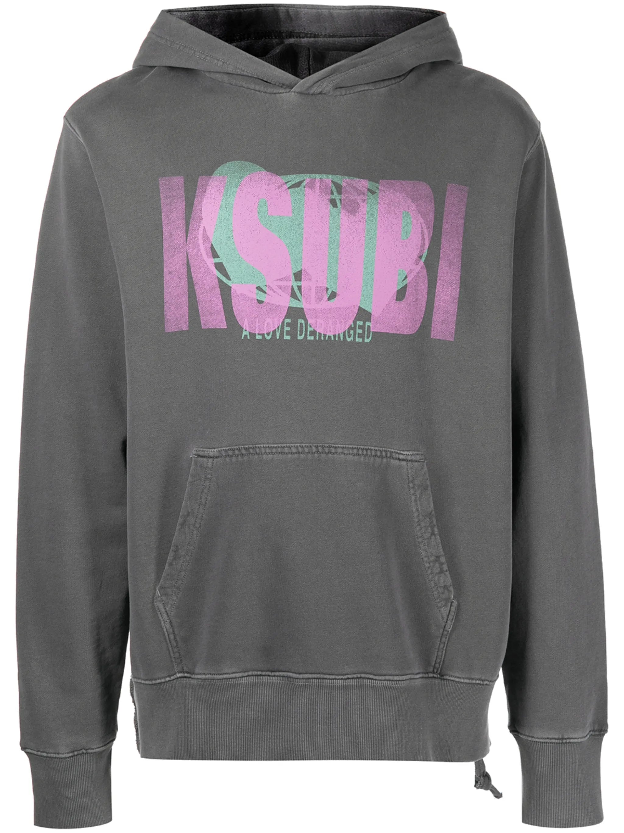 Deranged Kash logo-print hoodie