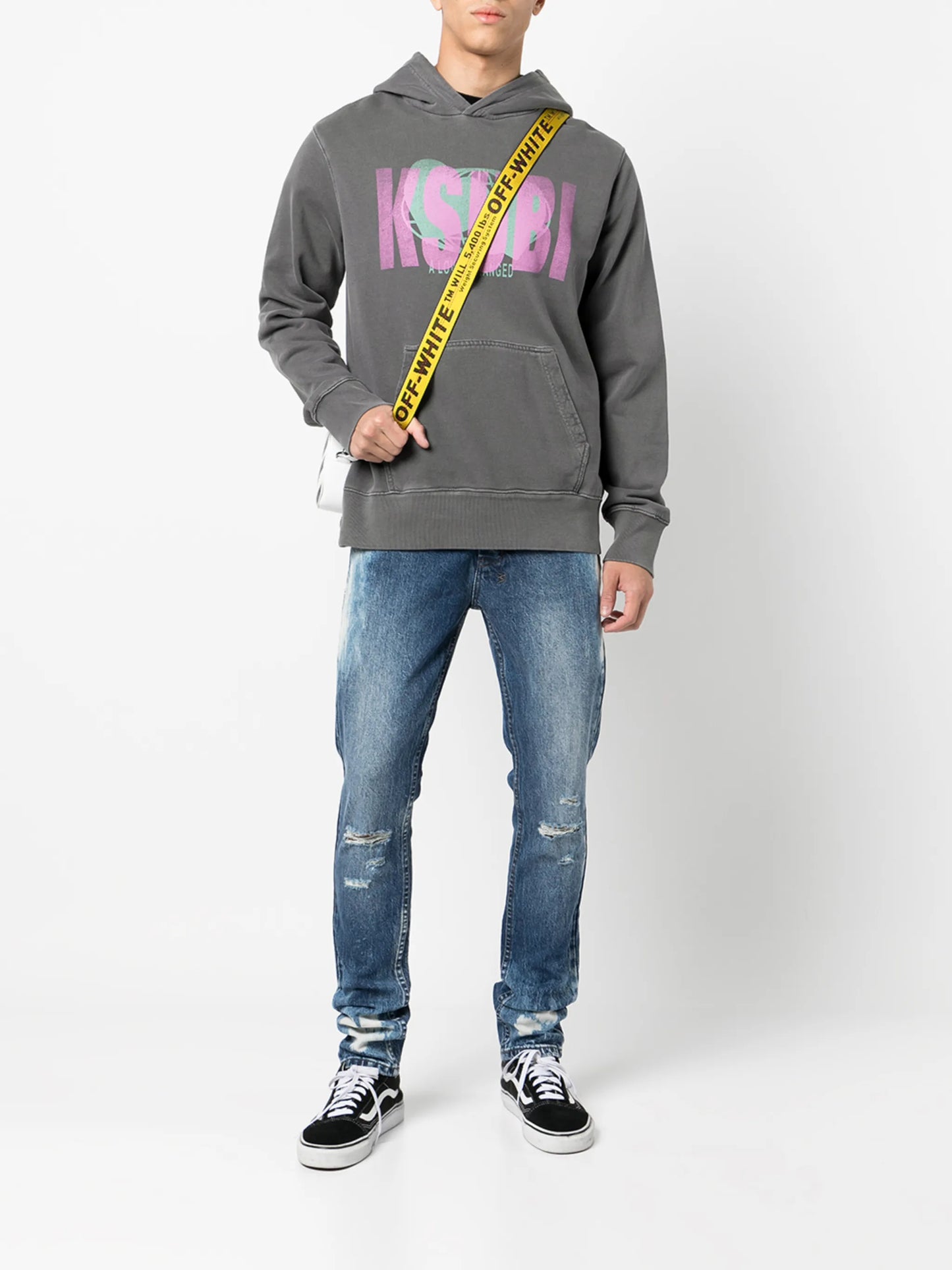 Deranged Kash logo-print hoodie