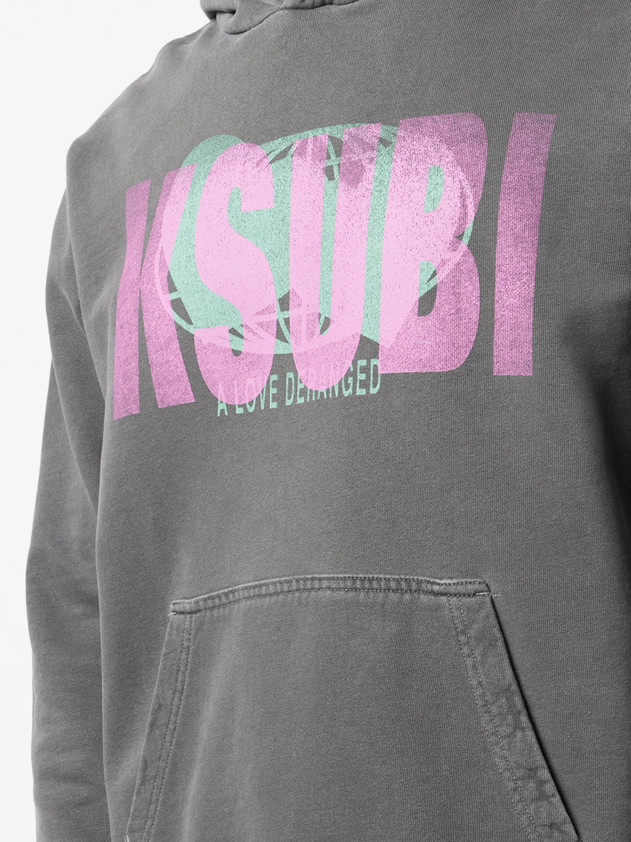 Deranged Kash logo-print hoodie