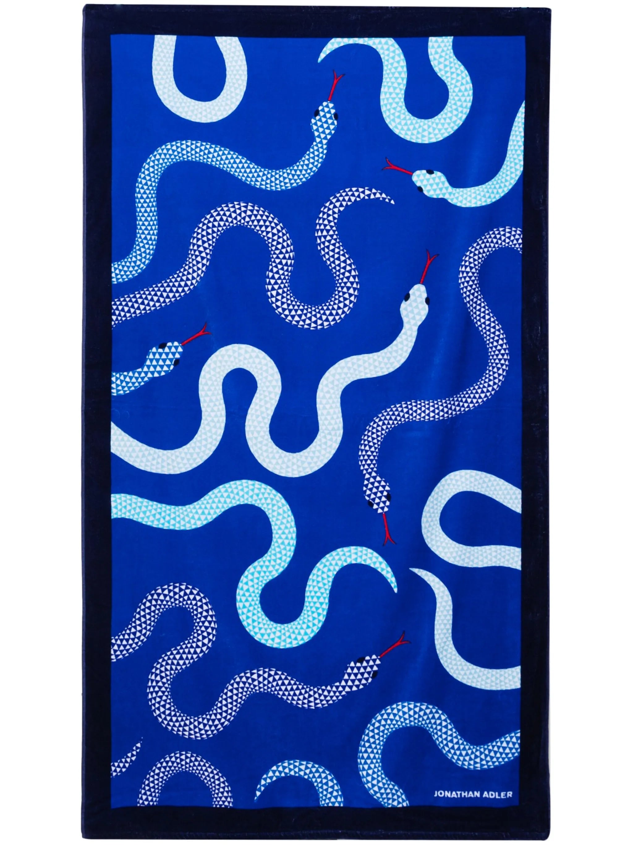 Eden snake-print beach towel