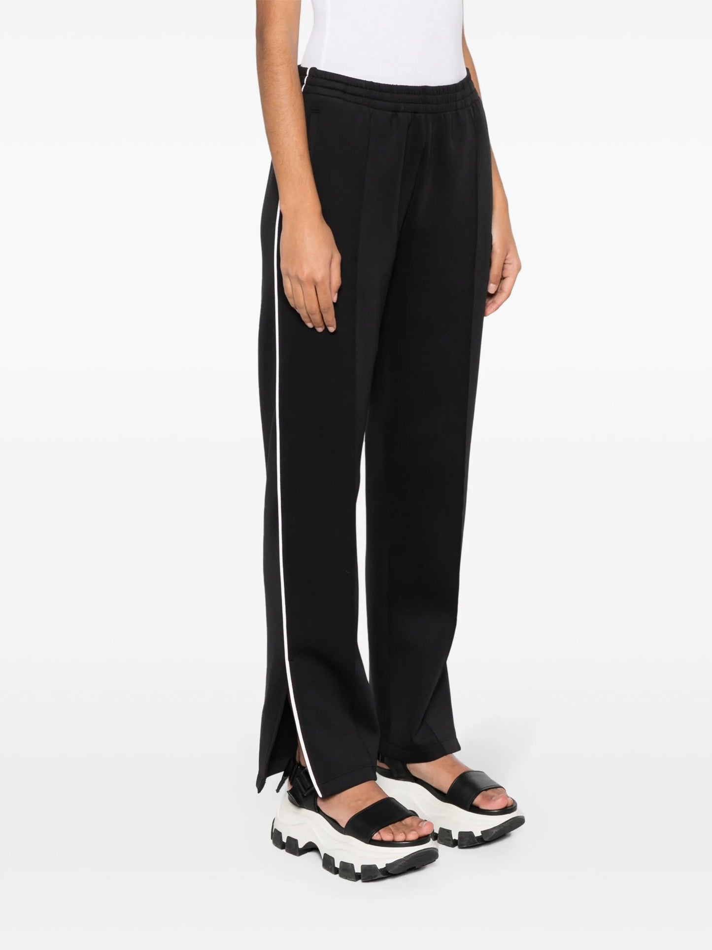 appliqué-logo track pants