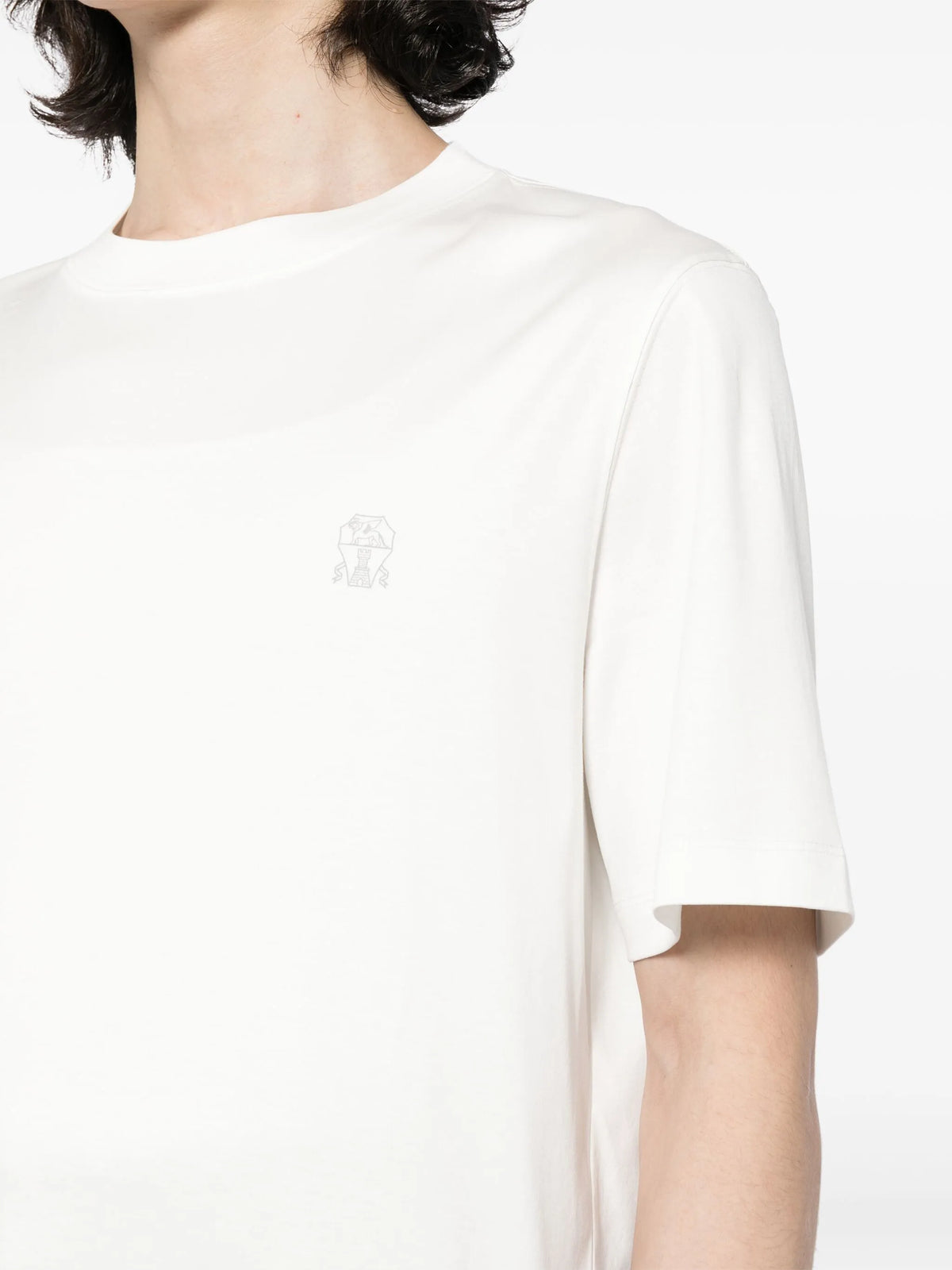 logo-print cotton T-shirt