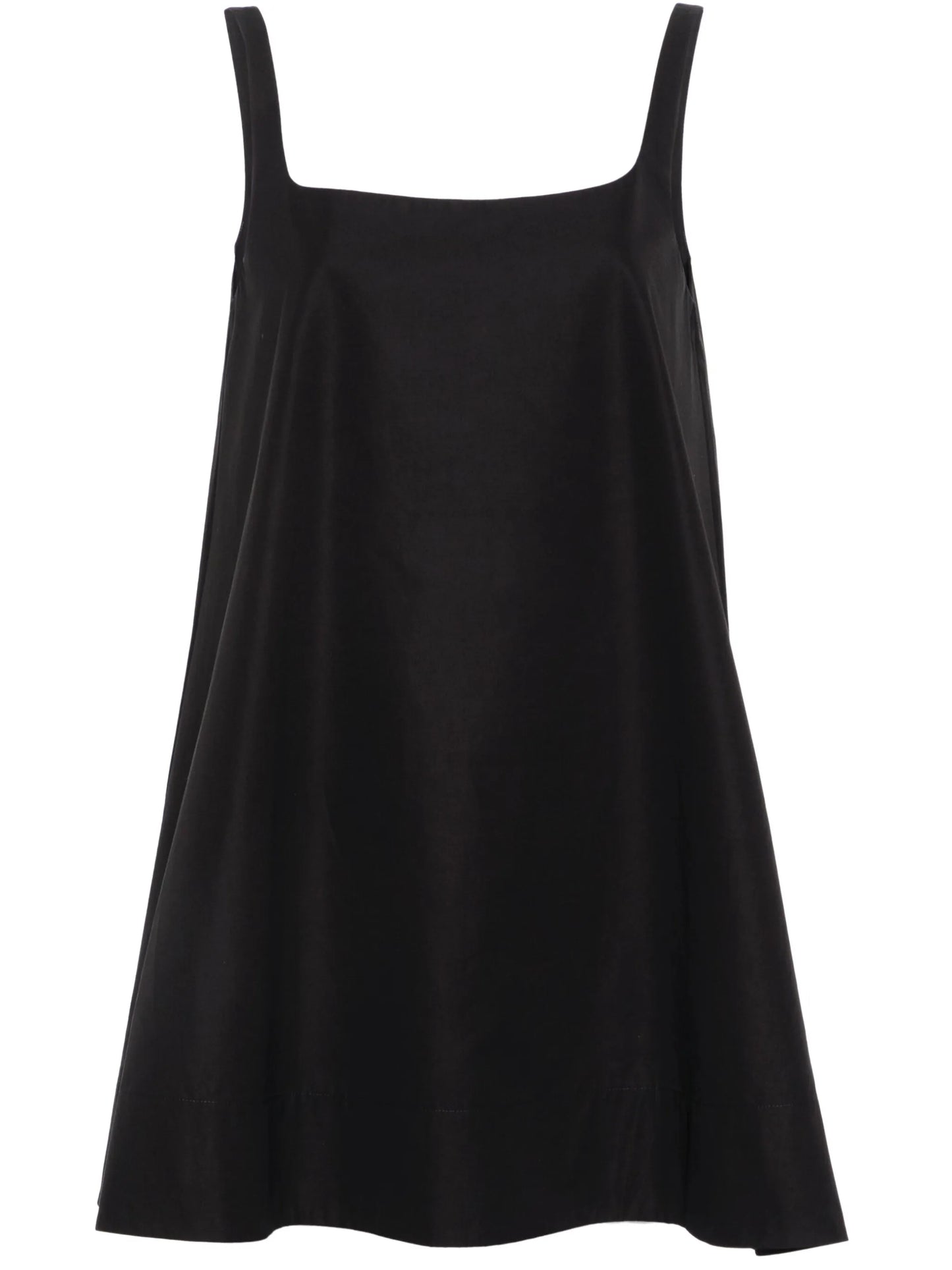 scoop-back mini dress