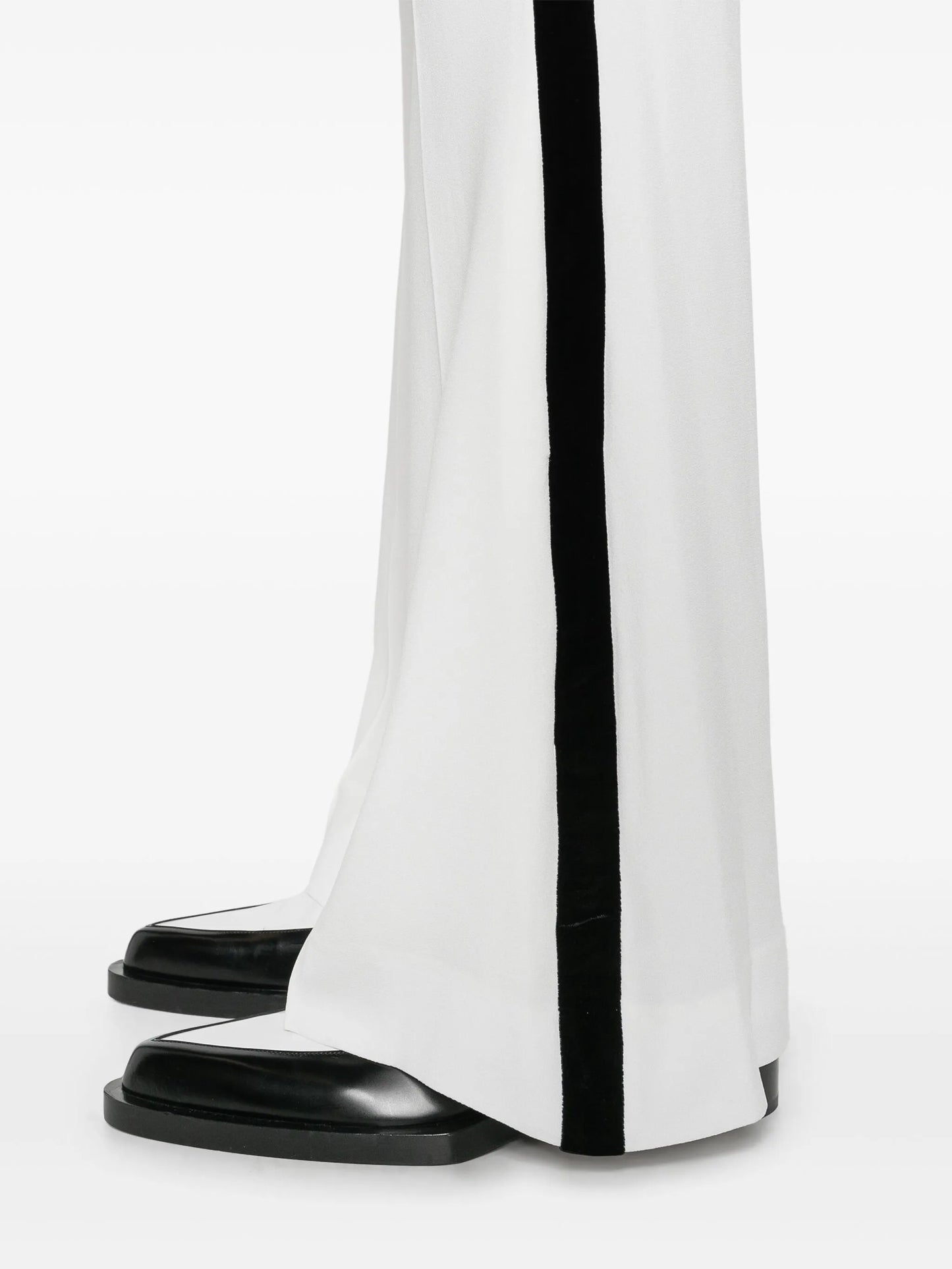 mid-rise bootcut trousers