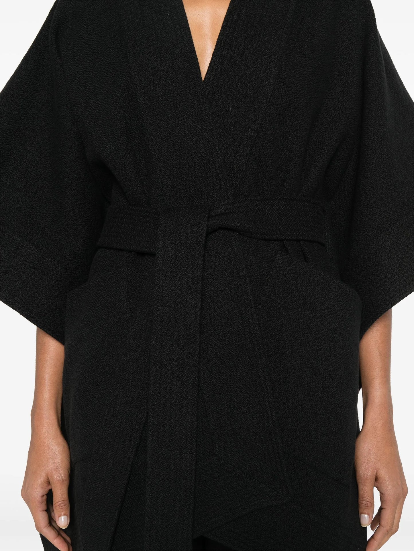 belted jacket