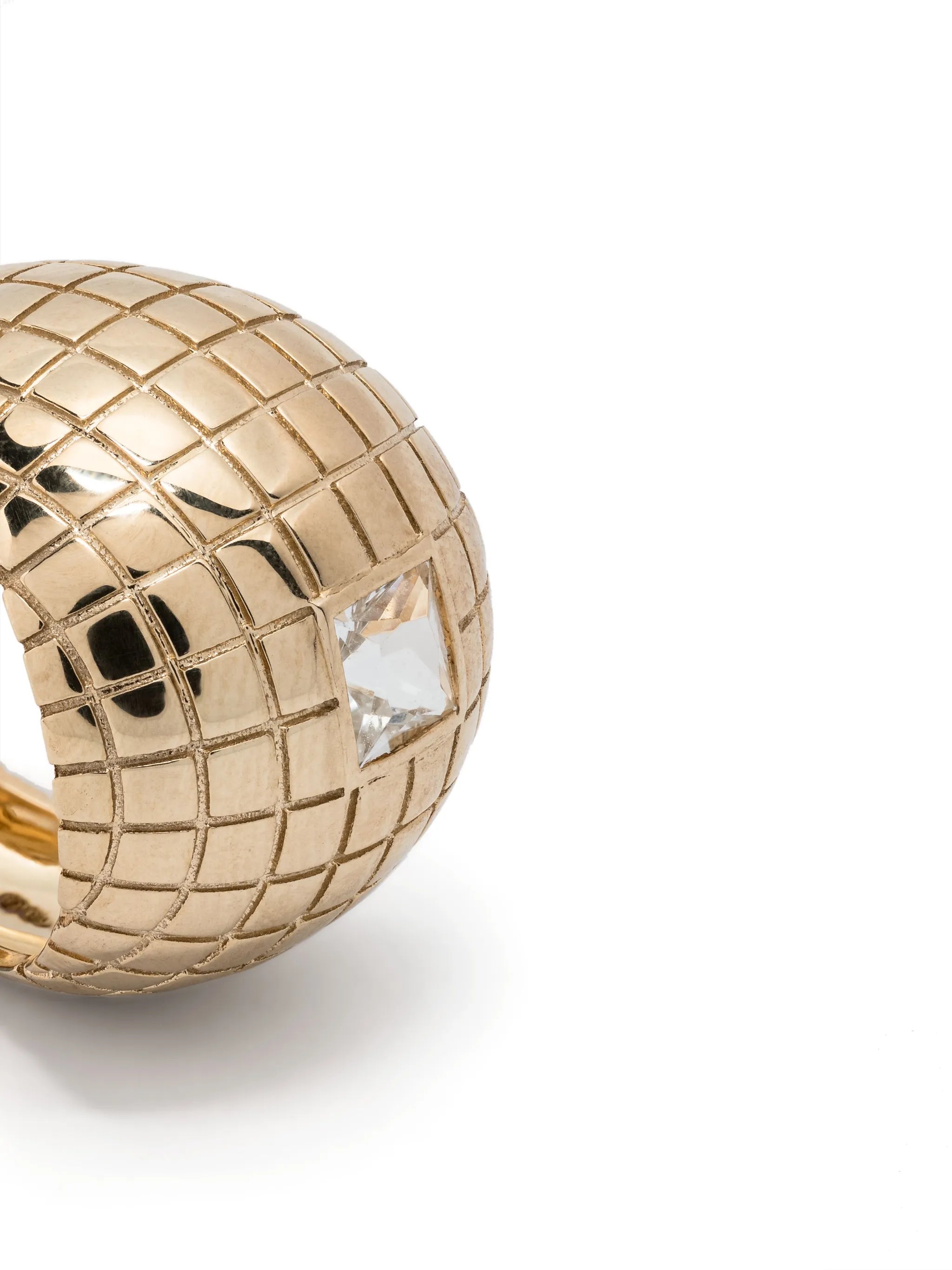 9kt yellow gold Boule Disco ring