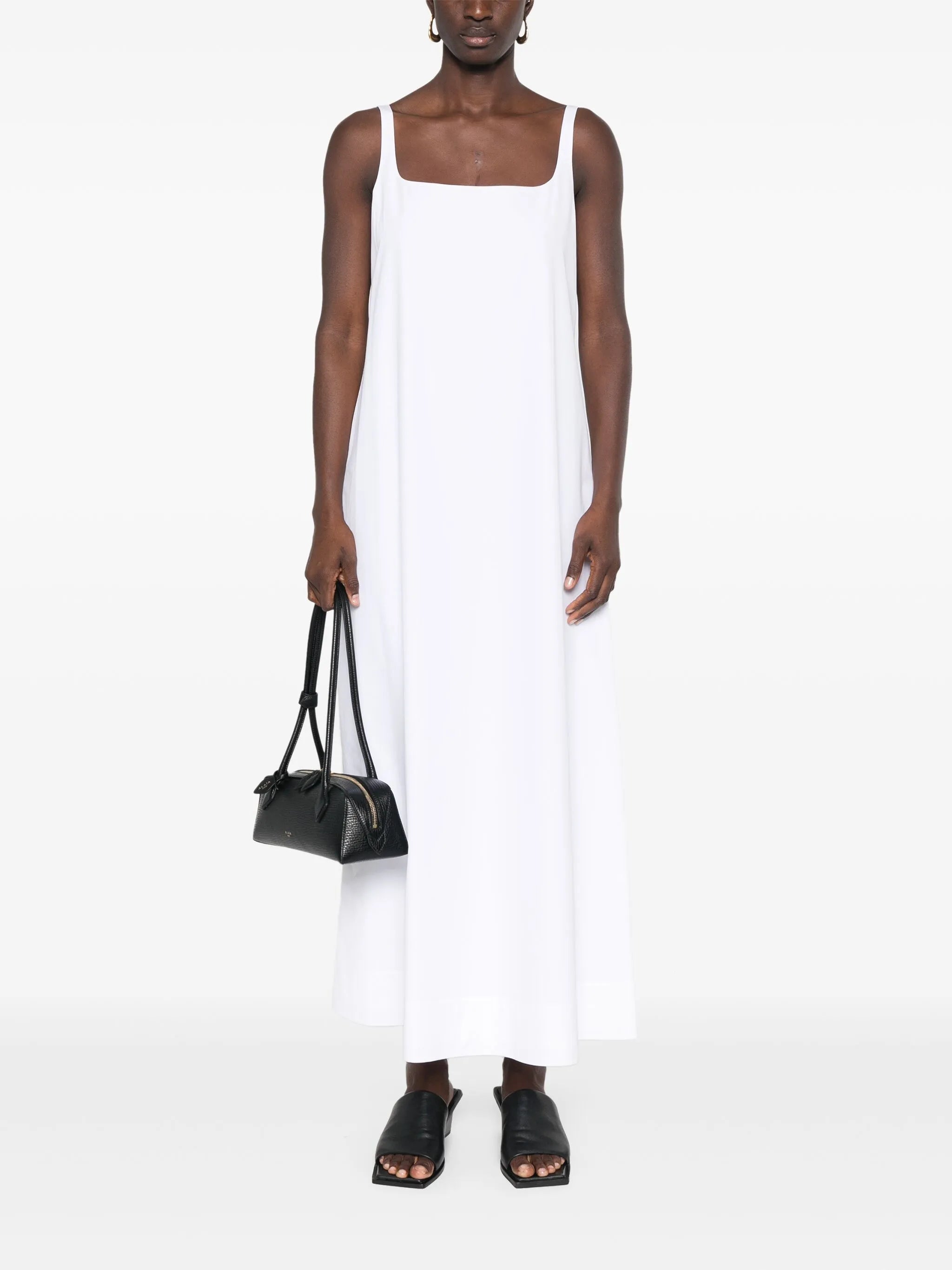 backless midi dress