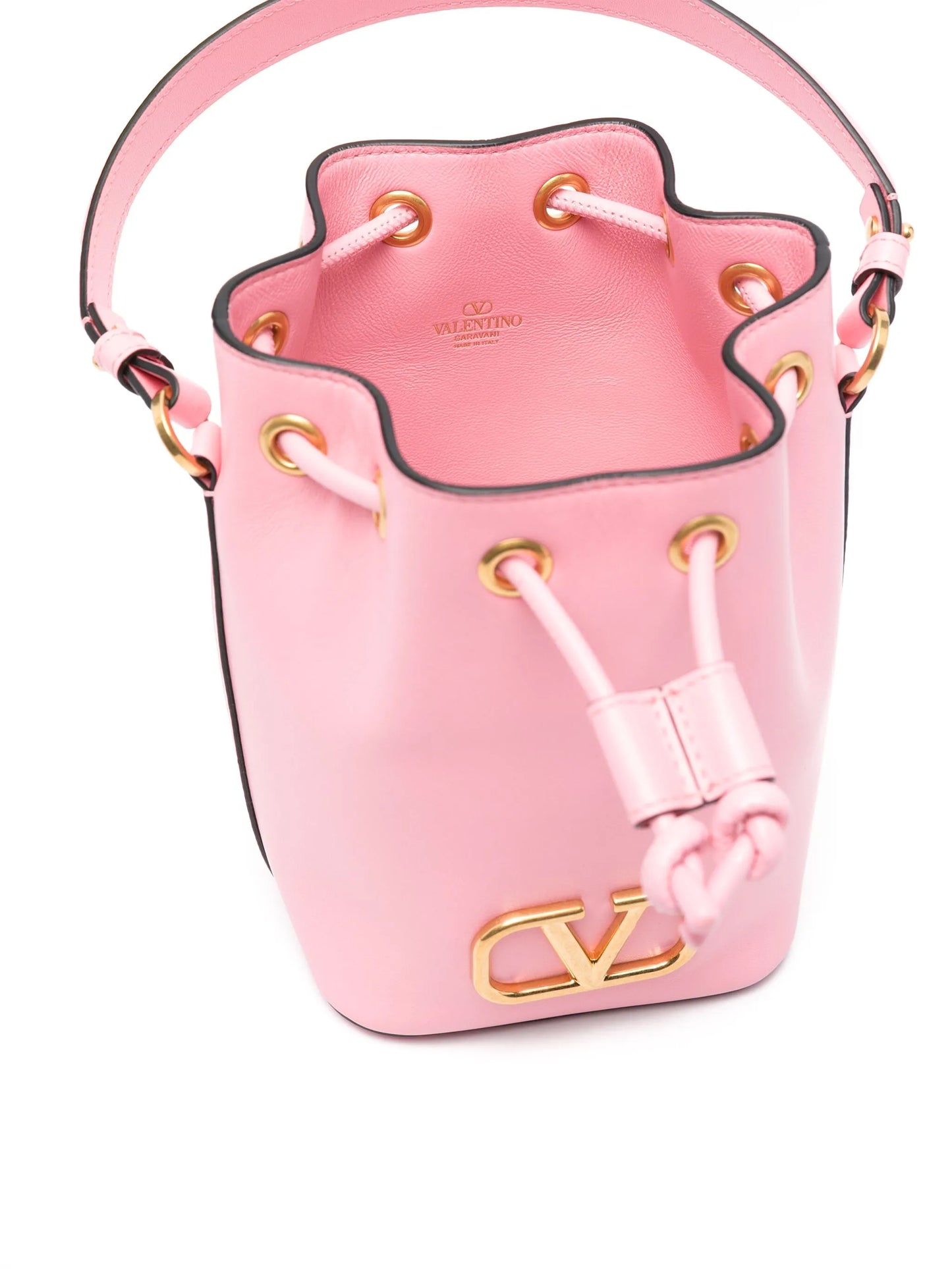 mini VLogo Signature bucket bag