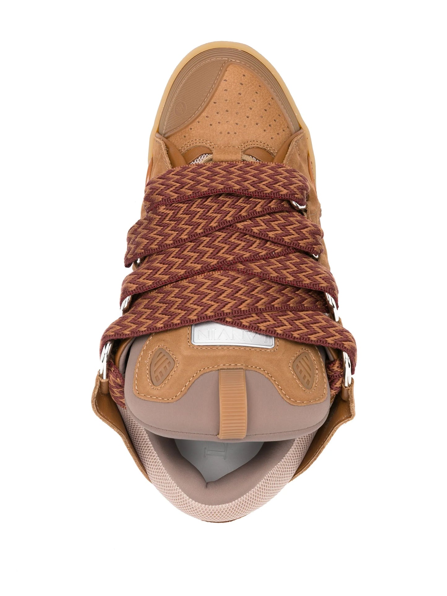 Curb leather sneakers