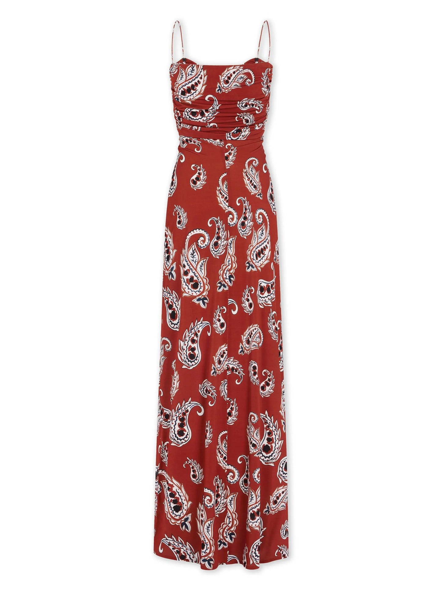 paisley-print maxi dress