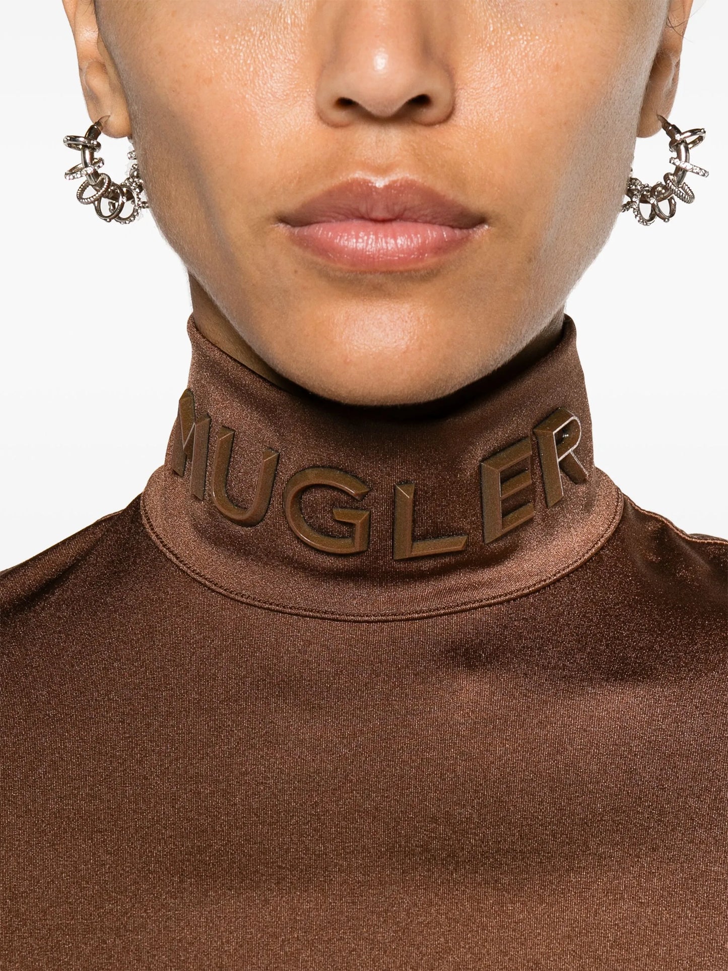 logo-appliqué bodysuit