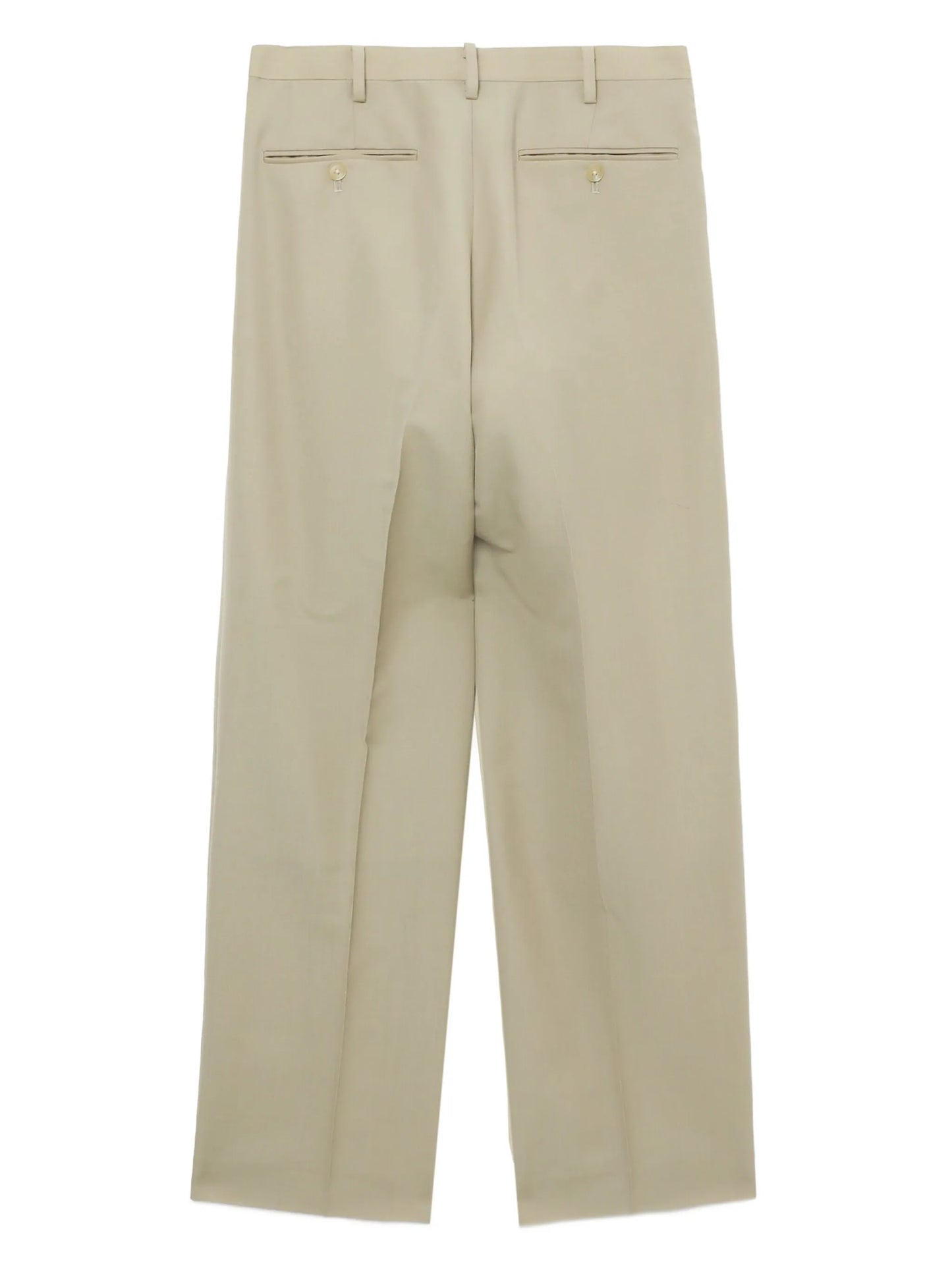 Tropical wool-mohair cropped trousers
