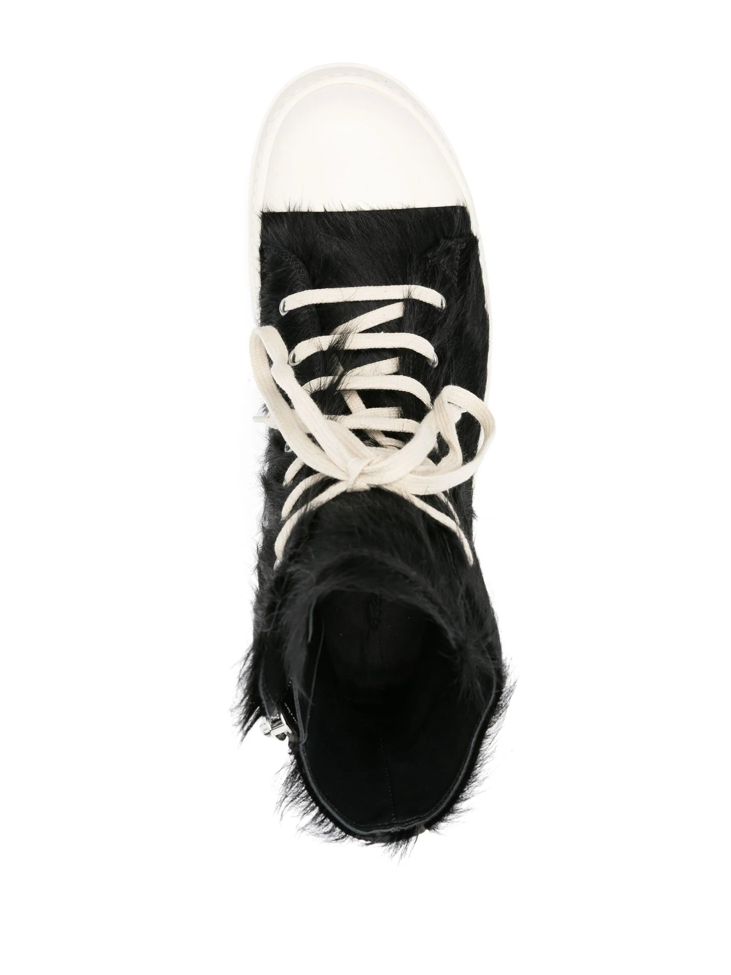 leather high-top sneakers