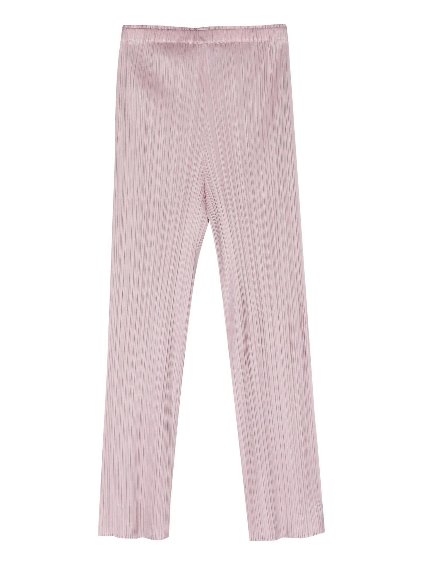tapered plissé trousers