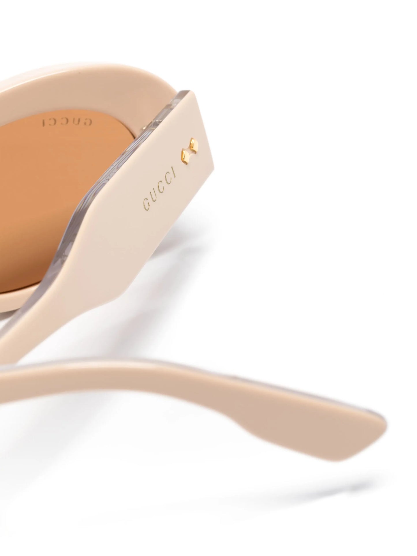 oval-frame sunglasses