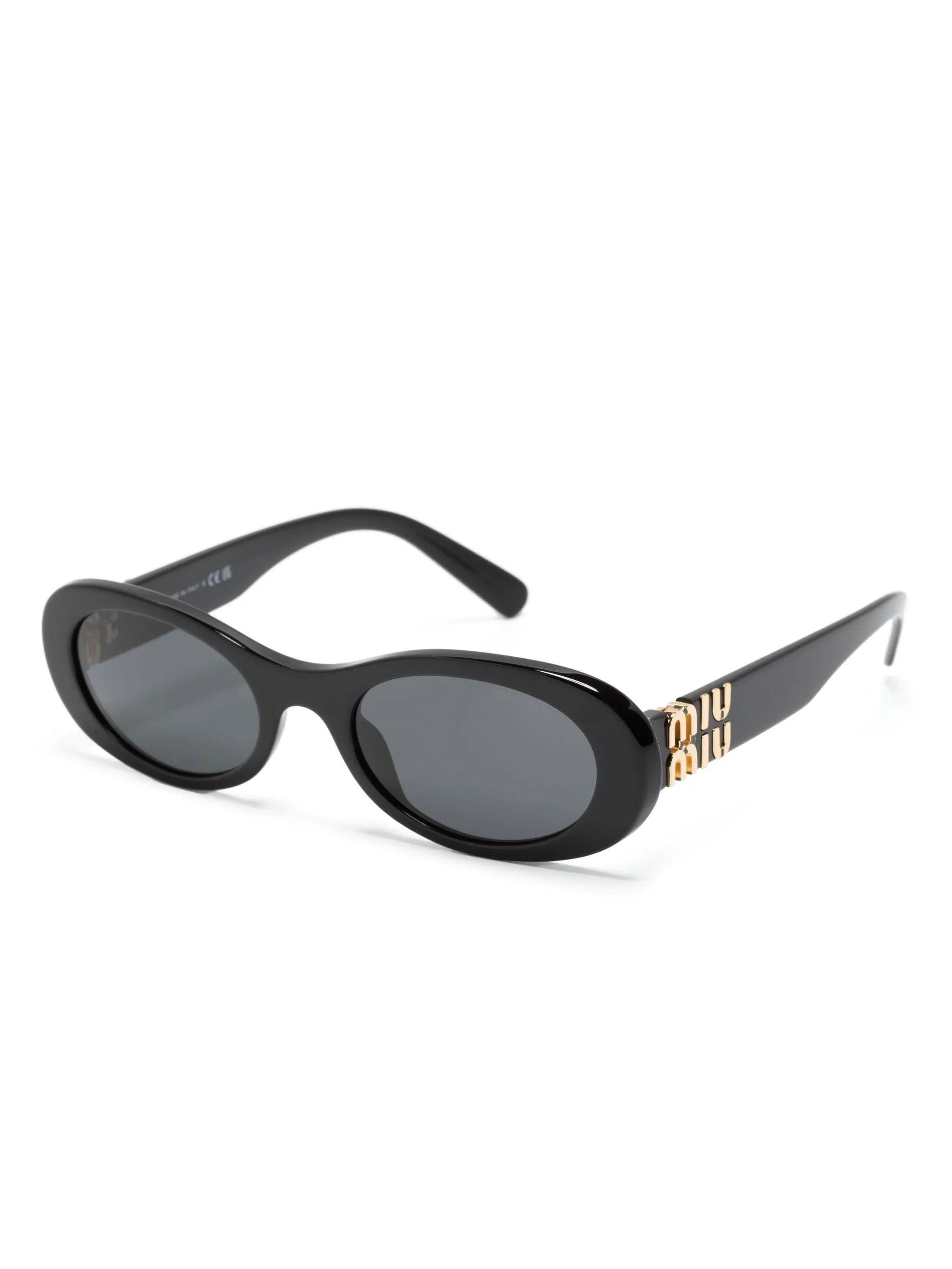 Miu Glimpse oval-frame sunglasses