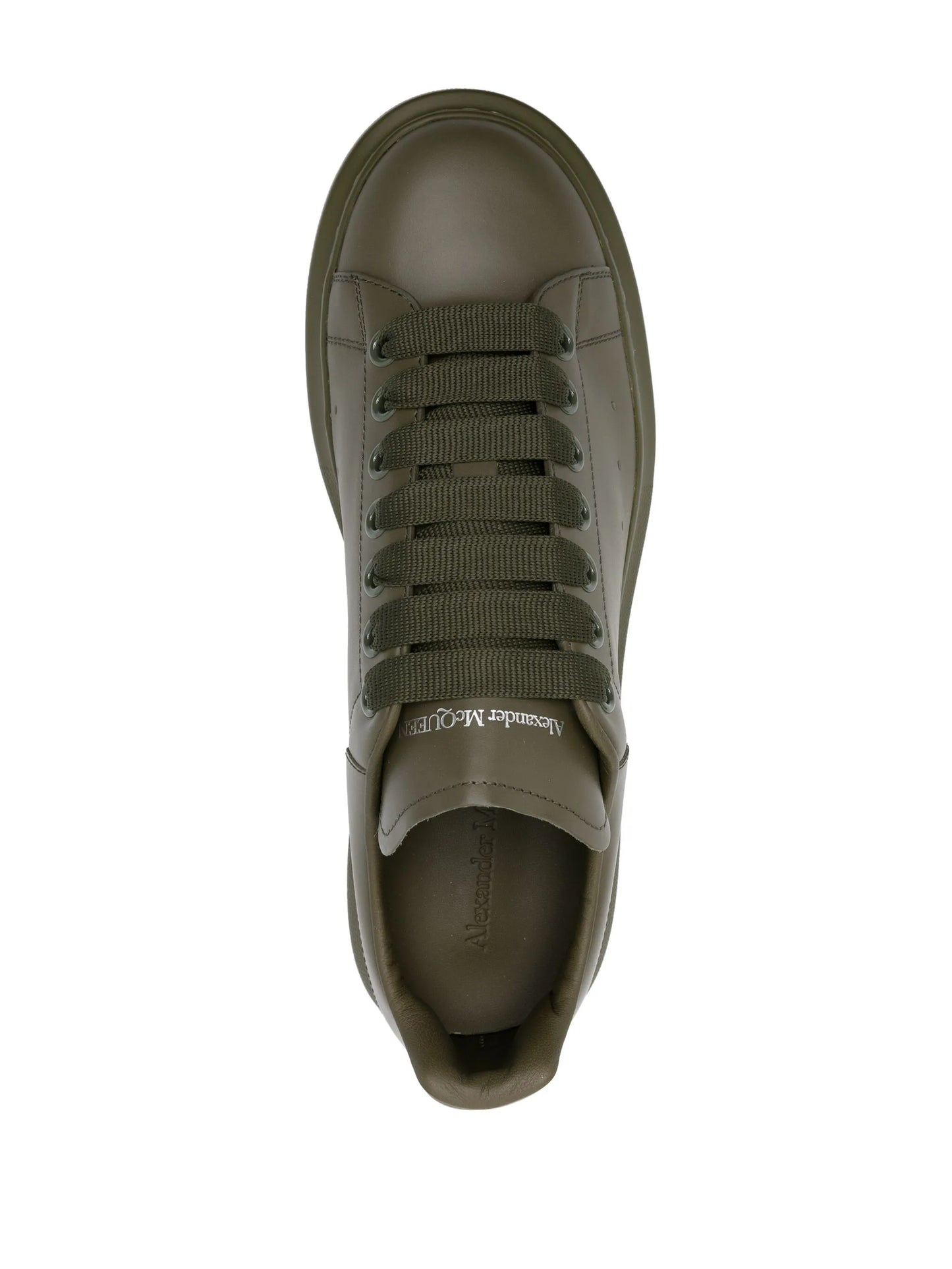 Oversized leather sneakers