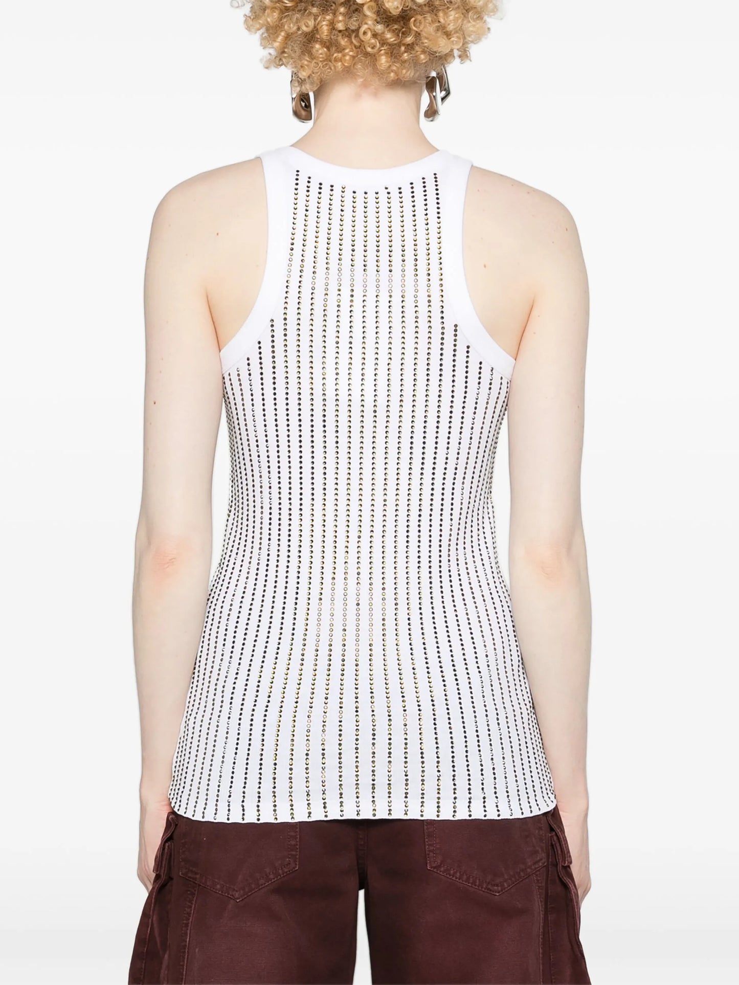 crystal-embellished tank top