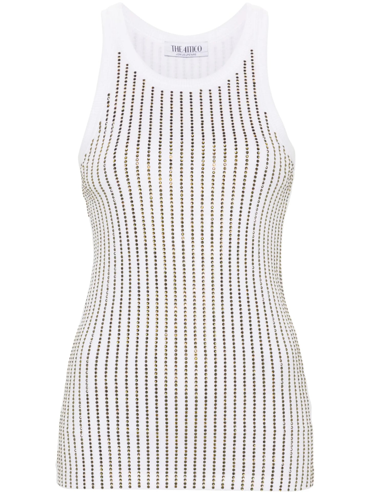 crystal-embellished tank top
