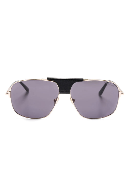 Tex pilot-frame sunglasses