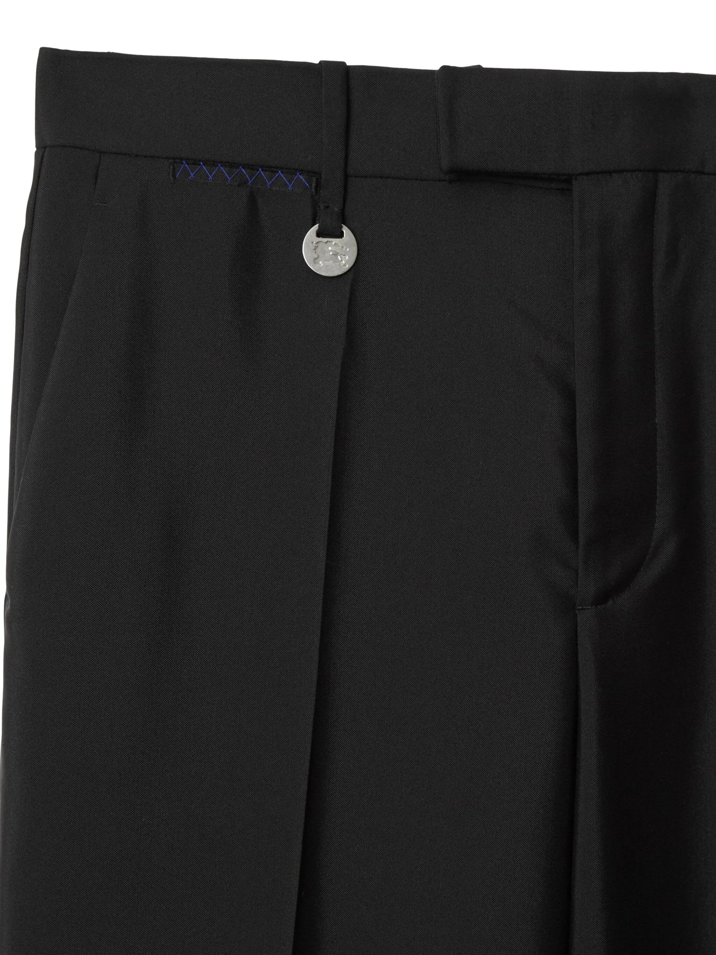 wool-blend tailored trousers