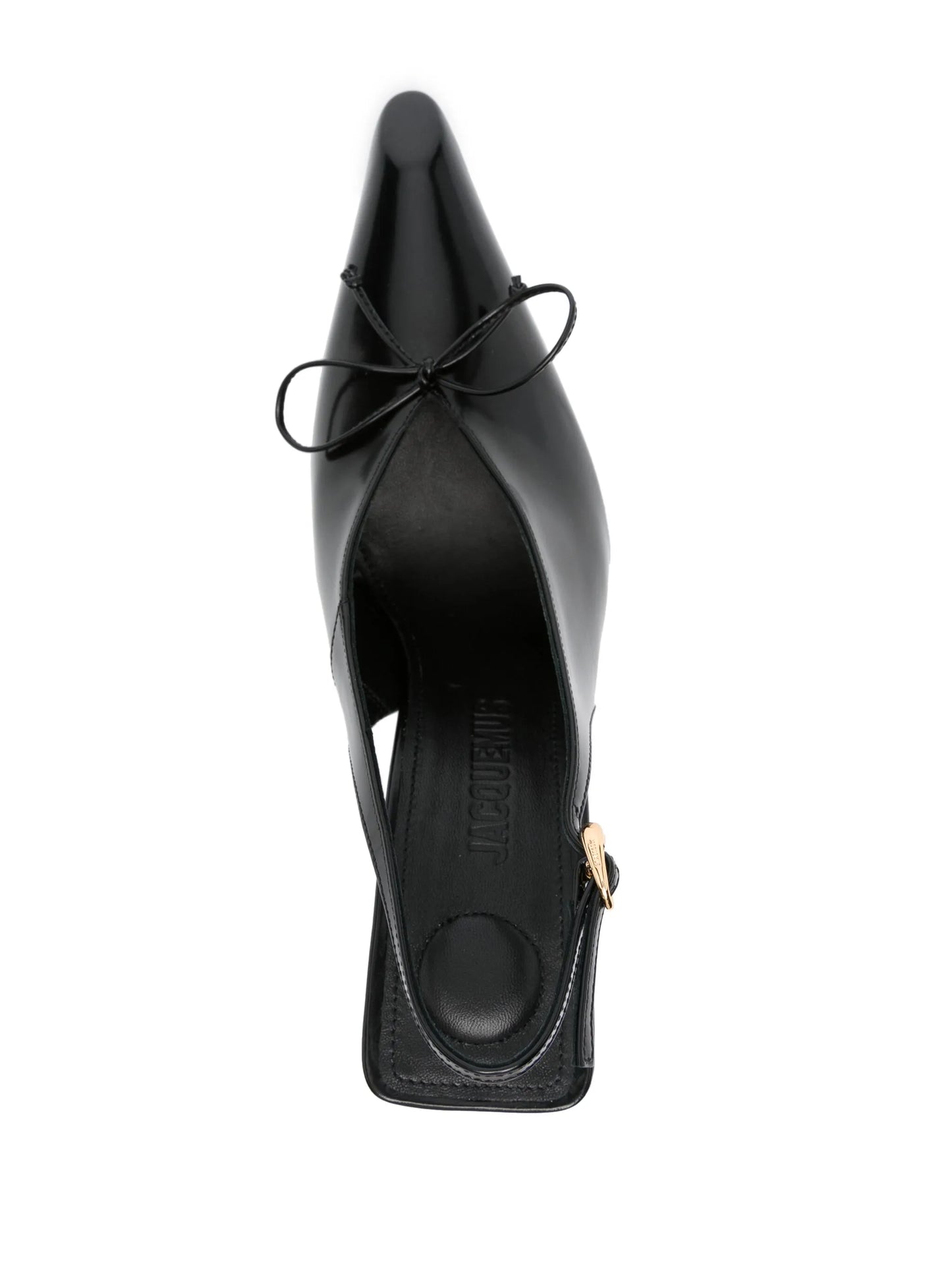 100mm Cubisto leather pumps