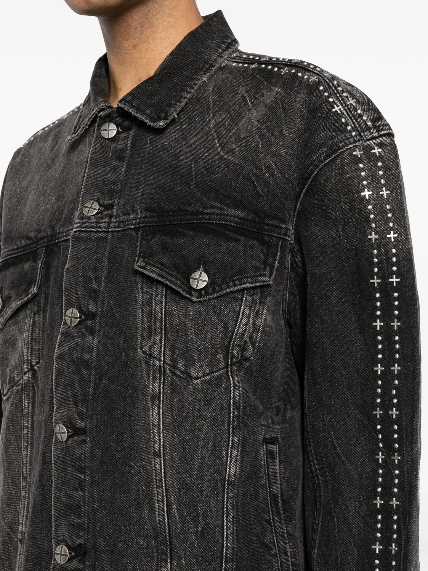 Oh G studded denim jacket