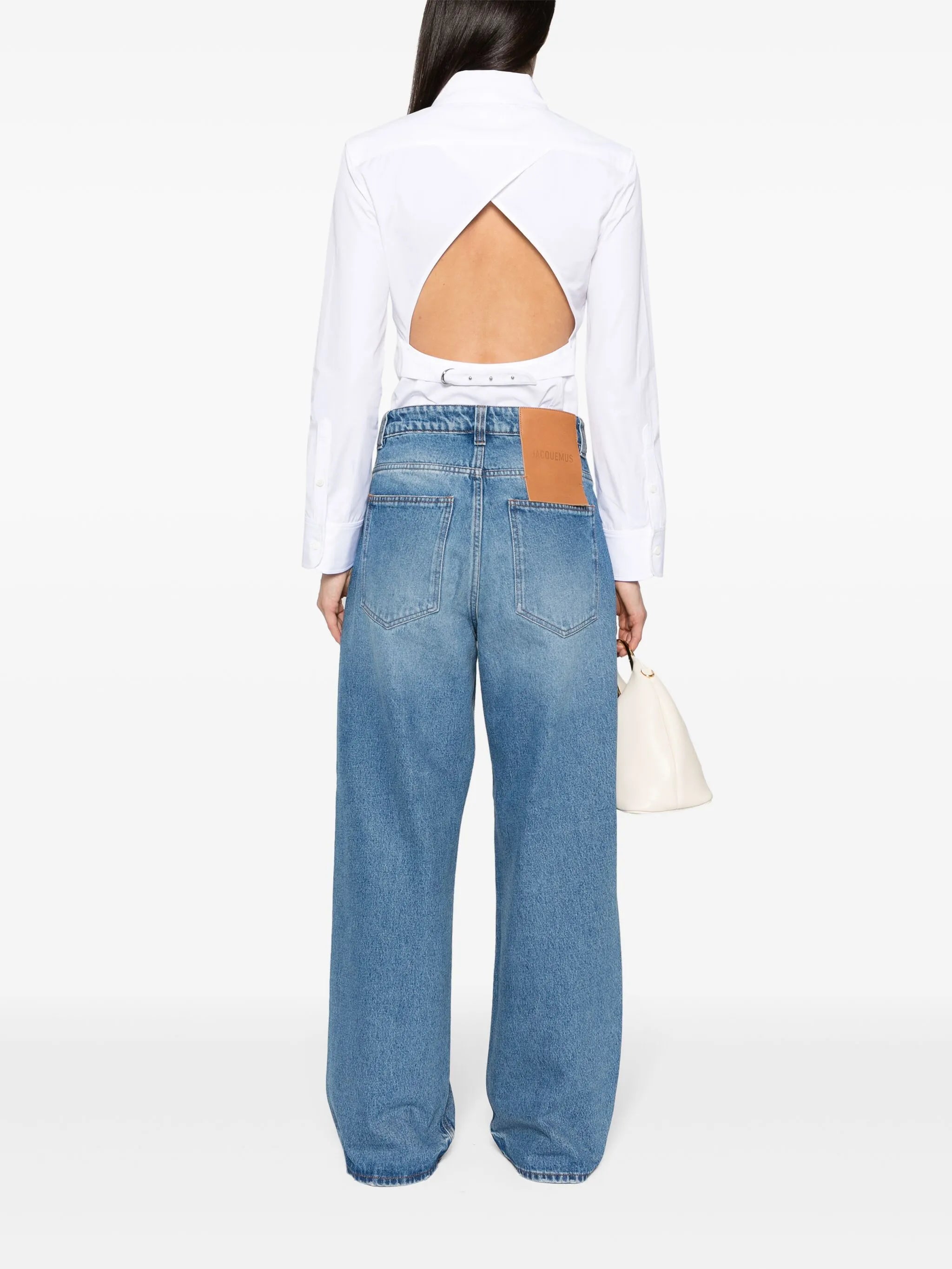 Nîmes mid-rise wide jeans